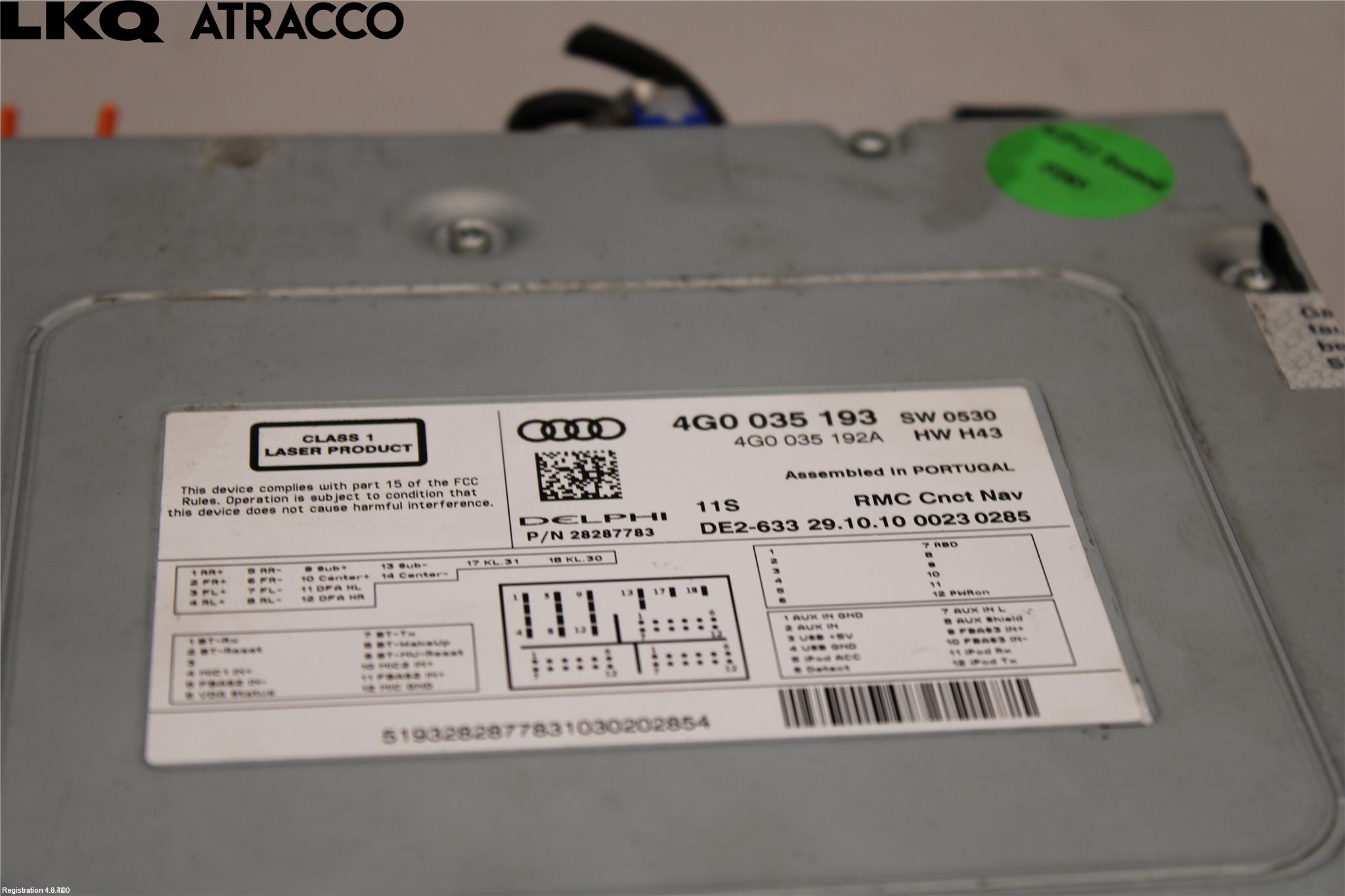 Audi A7/S7 4G 11-17 Stereo Radio Med Cd