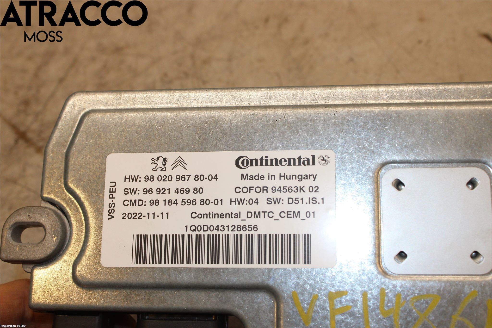 Toyota PROACE II 16- Styreenhet Tenning