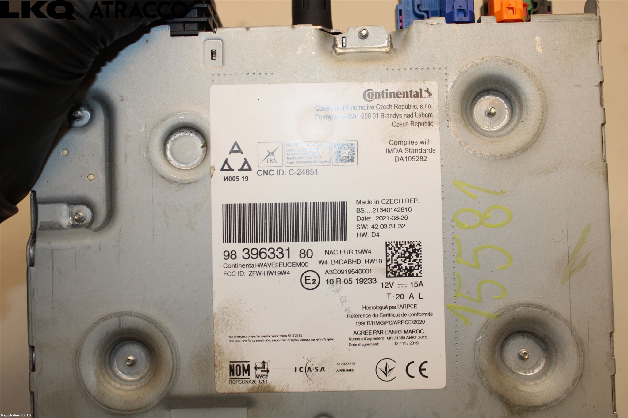 Citroen C4/E-C4 C4X/E-C4X III 21- Stereo Radio