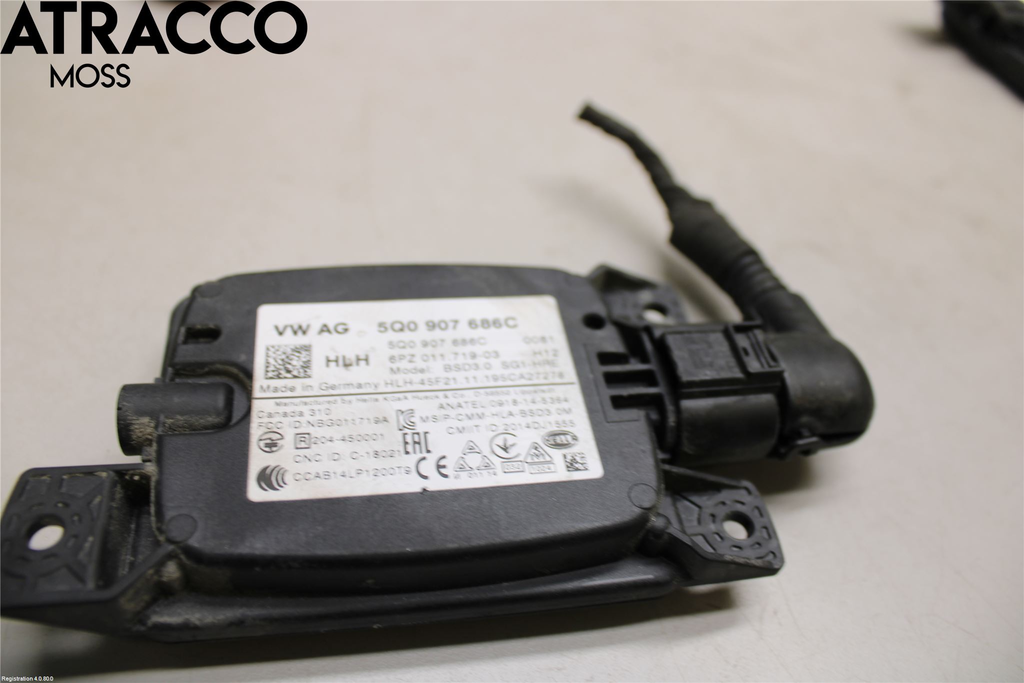 Volkswagen VW GOLF / E-GOLF VII 13-20 Sensor Kollisjonsbeskyttelse