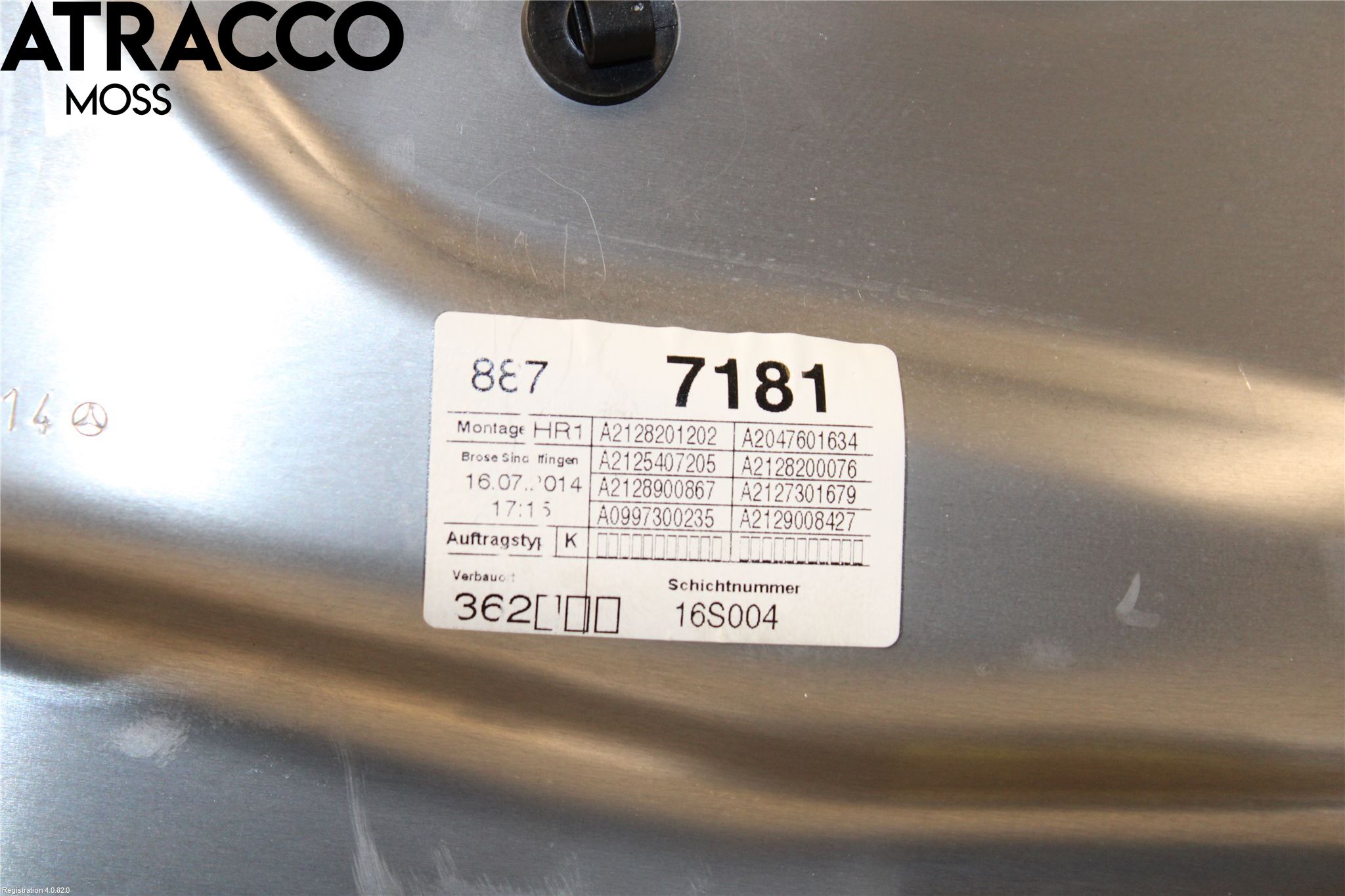 Mercedes-Benz MB E-KLASS (W212) 09-16 Vindusheis