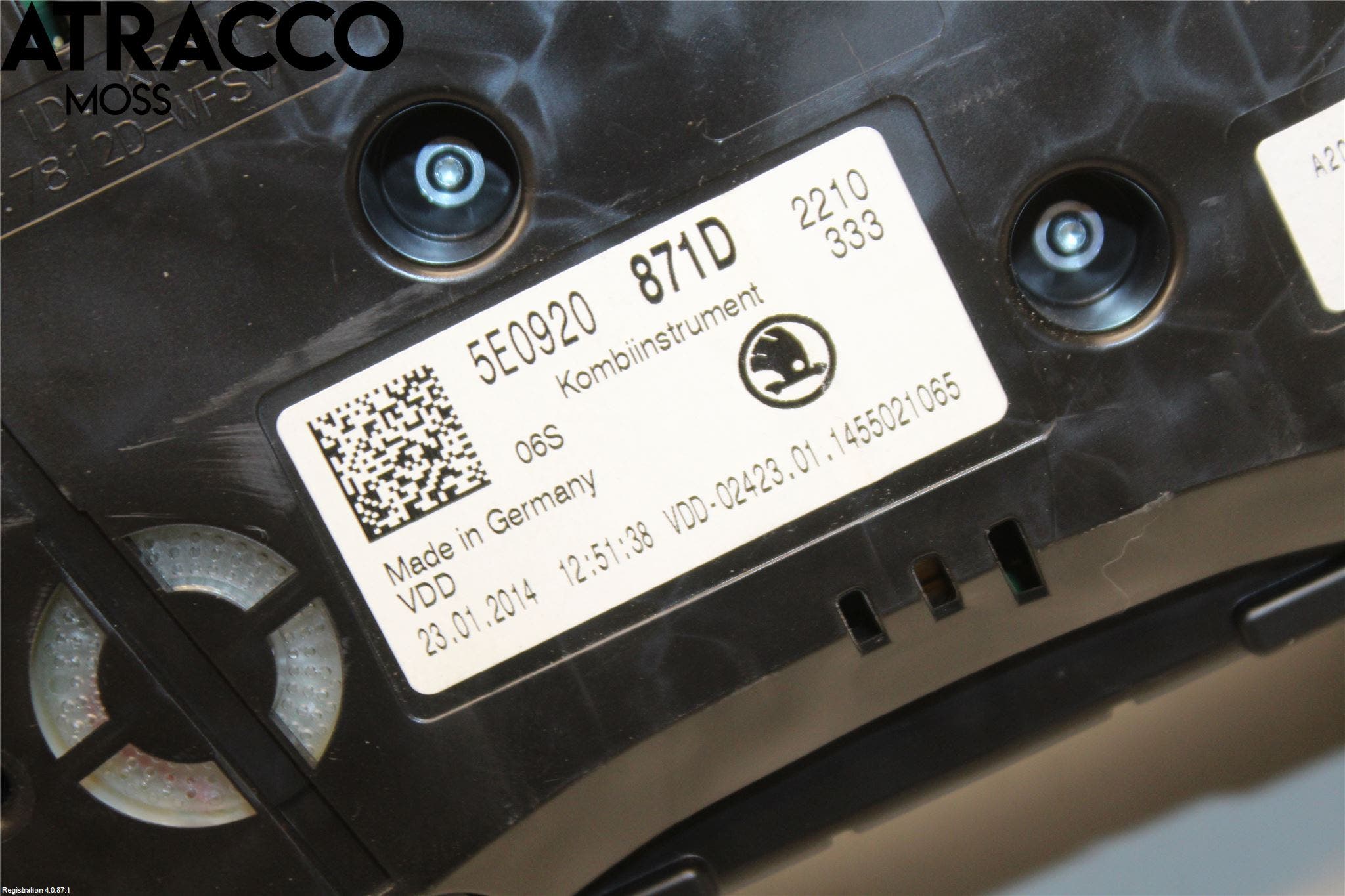 Skoda OCTAVIA (5E) 13-20 Instr Kombinert