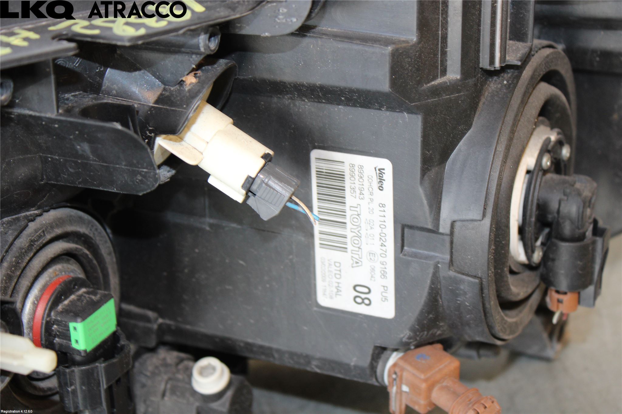 Toyota AURIS 10-12 Frontlykt Høyre