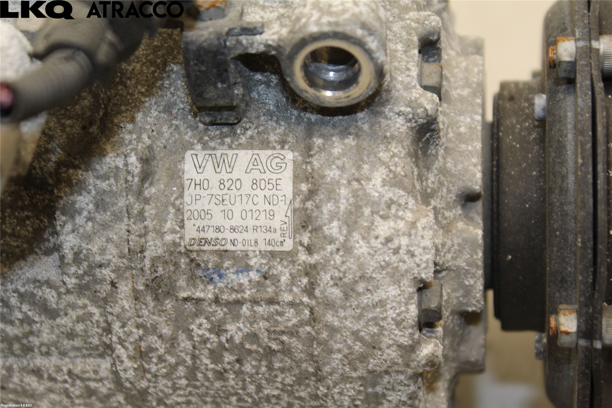 Volkswagen VW TOUAREG 7L 03-10 Varme Ac Kompressor