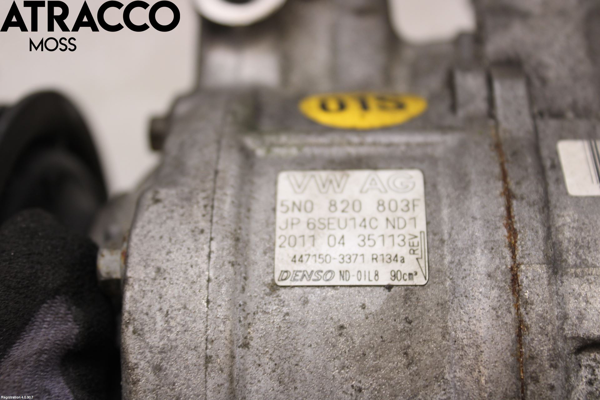 Volkswagen VW GOLF VI 09-13 Varme Ac Kompressor