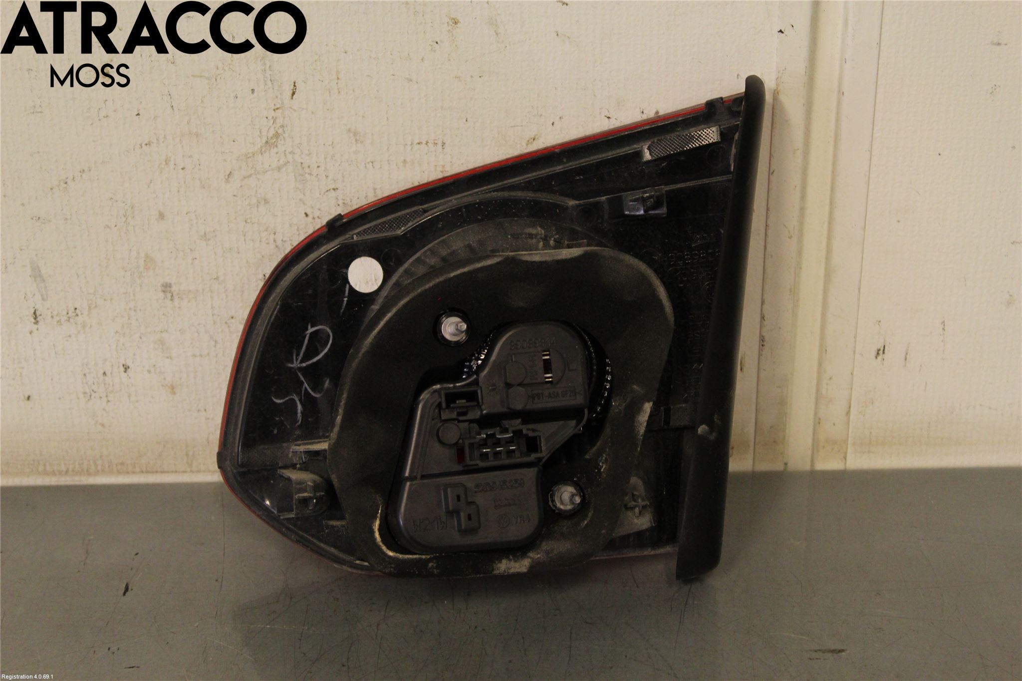 Volkswagen VW GOLF VI 09-13 Baklykt Venstre  På Luke(Indre