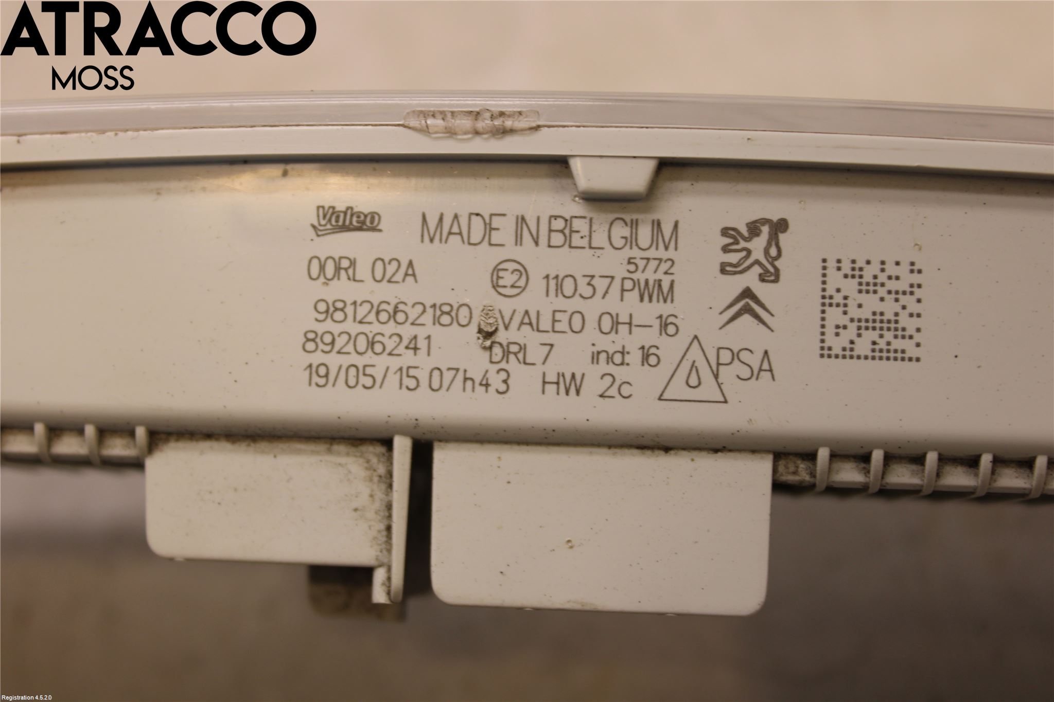 Peugeot 308 14-21 Parklykt Foran Venstre