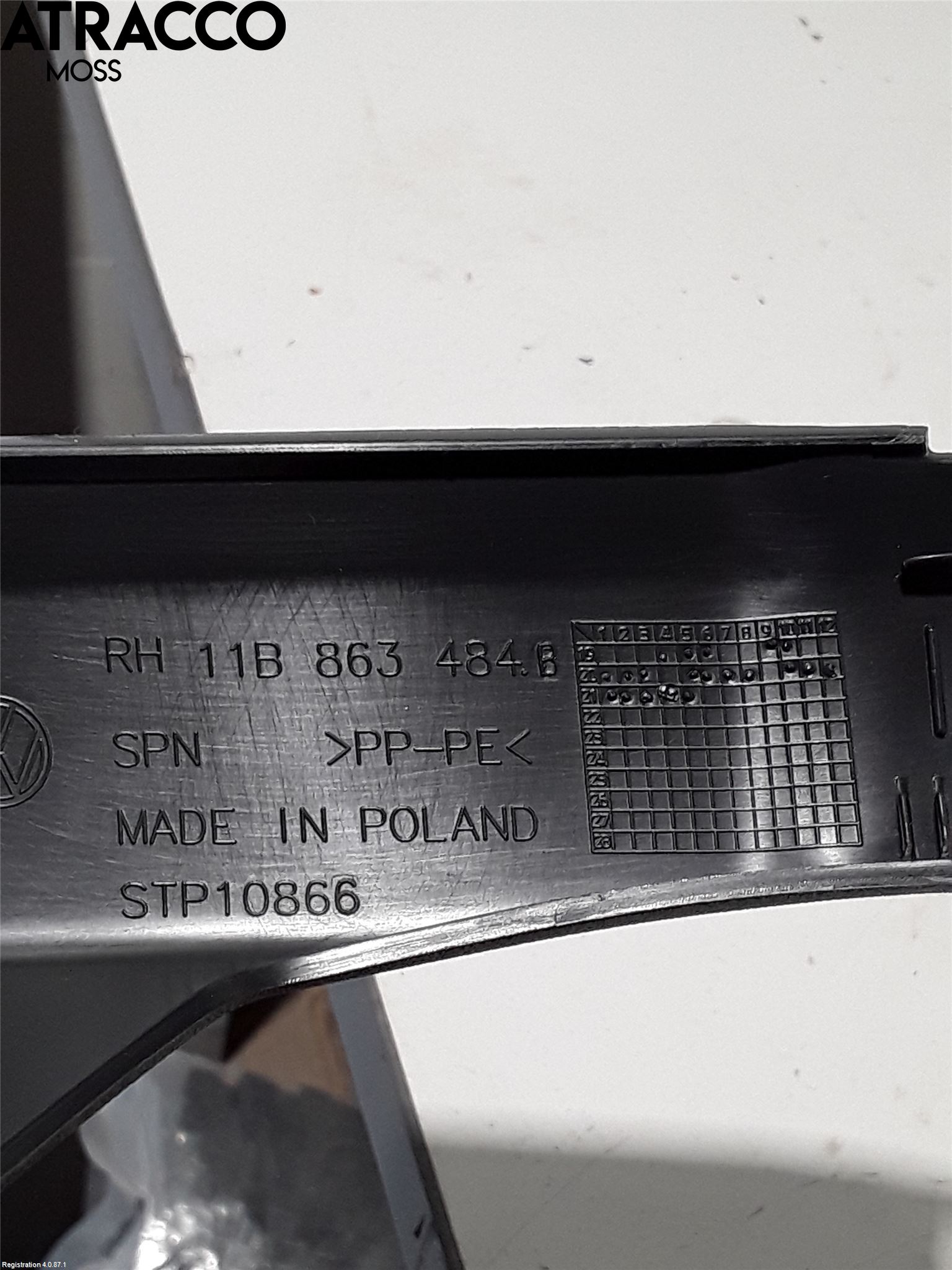 Volkswagen VW ID.4 21- Innr Deksel A-B-C Stolpe