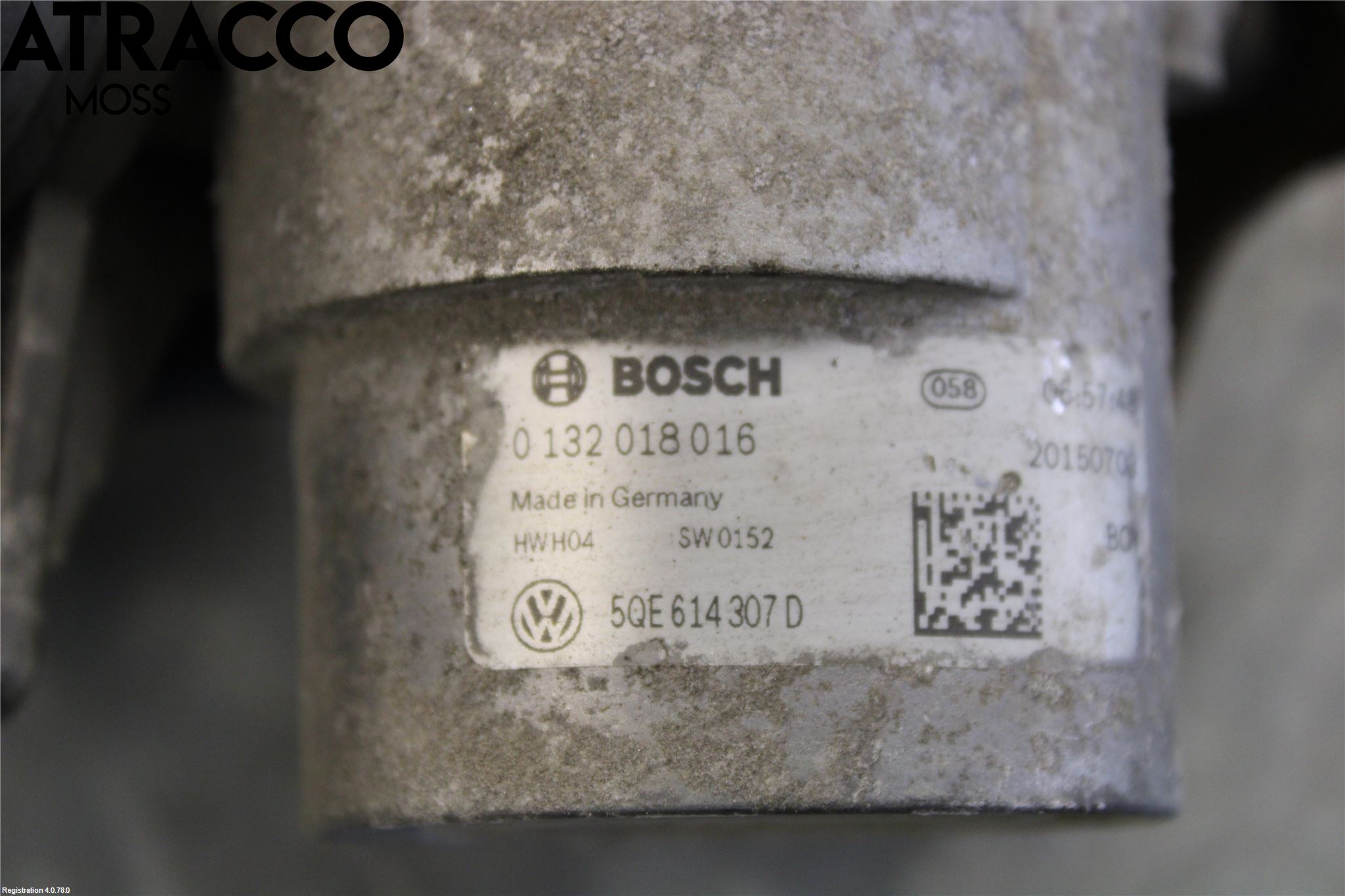 Volkswagen VW GOLF / E-GOLF VII 13-20 Bremsekraftregulator