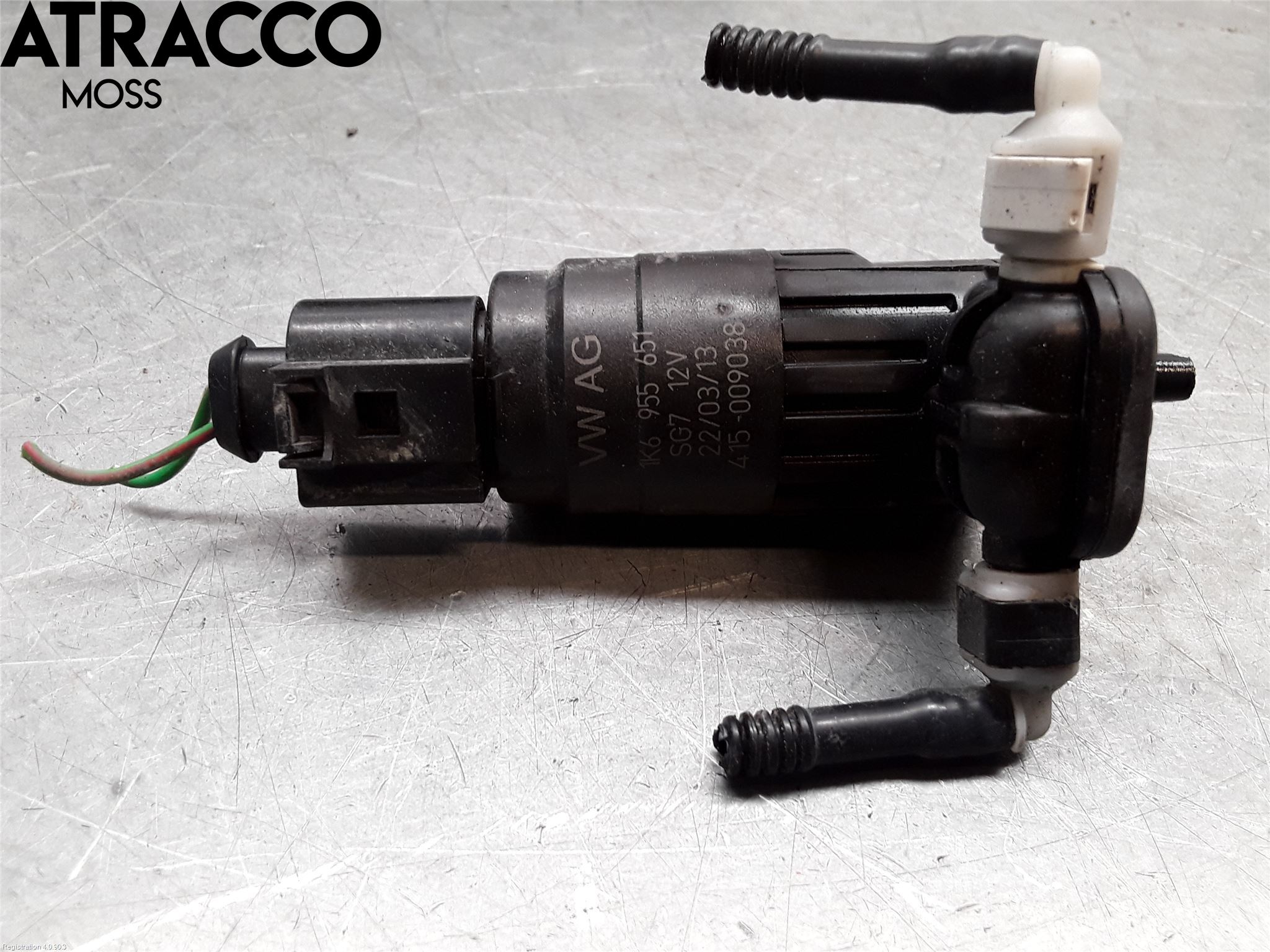 Volkswagen VW GOLF / E-GOLF VII 13-20 Spylerpumpe Bakluke