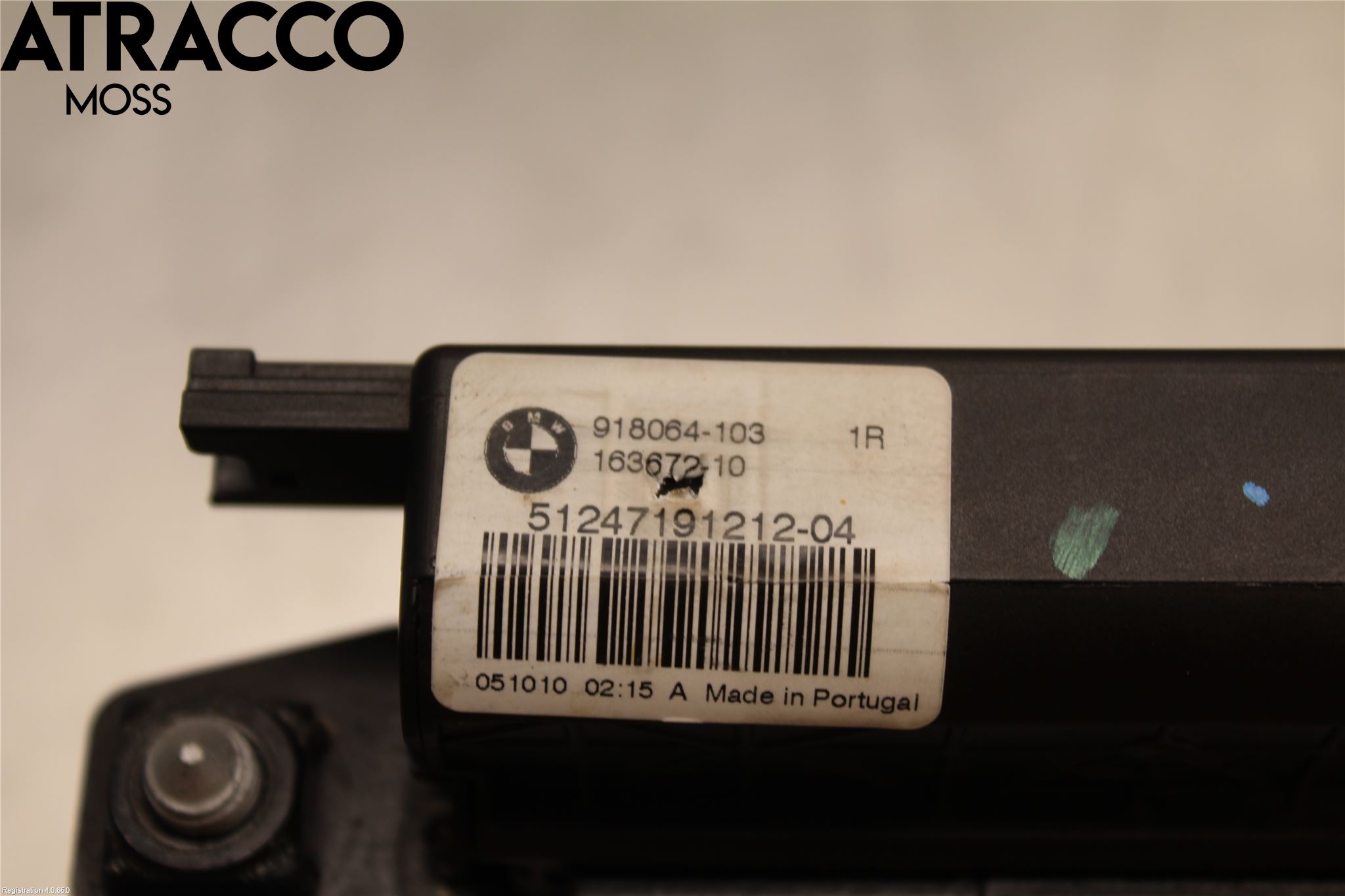 BMW 5 F10/F11/F18 09-17 Bakluke-Lokk Låsekasse