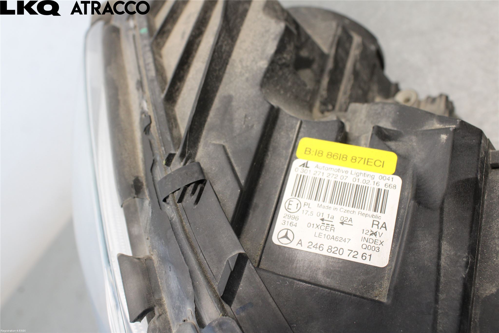 Mercedes-Benz MB B-KLASS (W246/W242) 12-19 Frontlykt Høyre