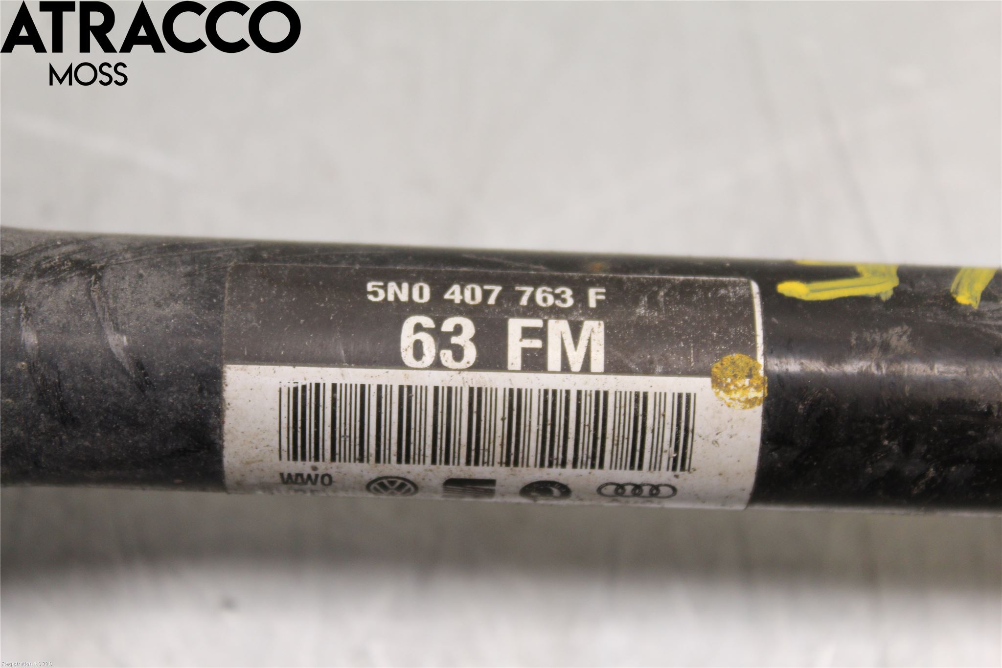 Audi A3/S3 05-13 Drivaksel Foran Kompl Venstre