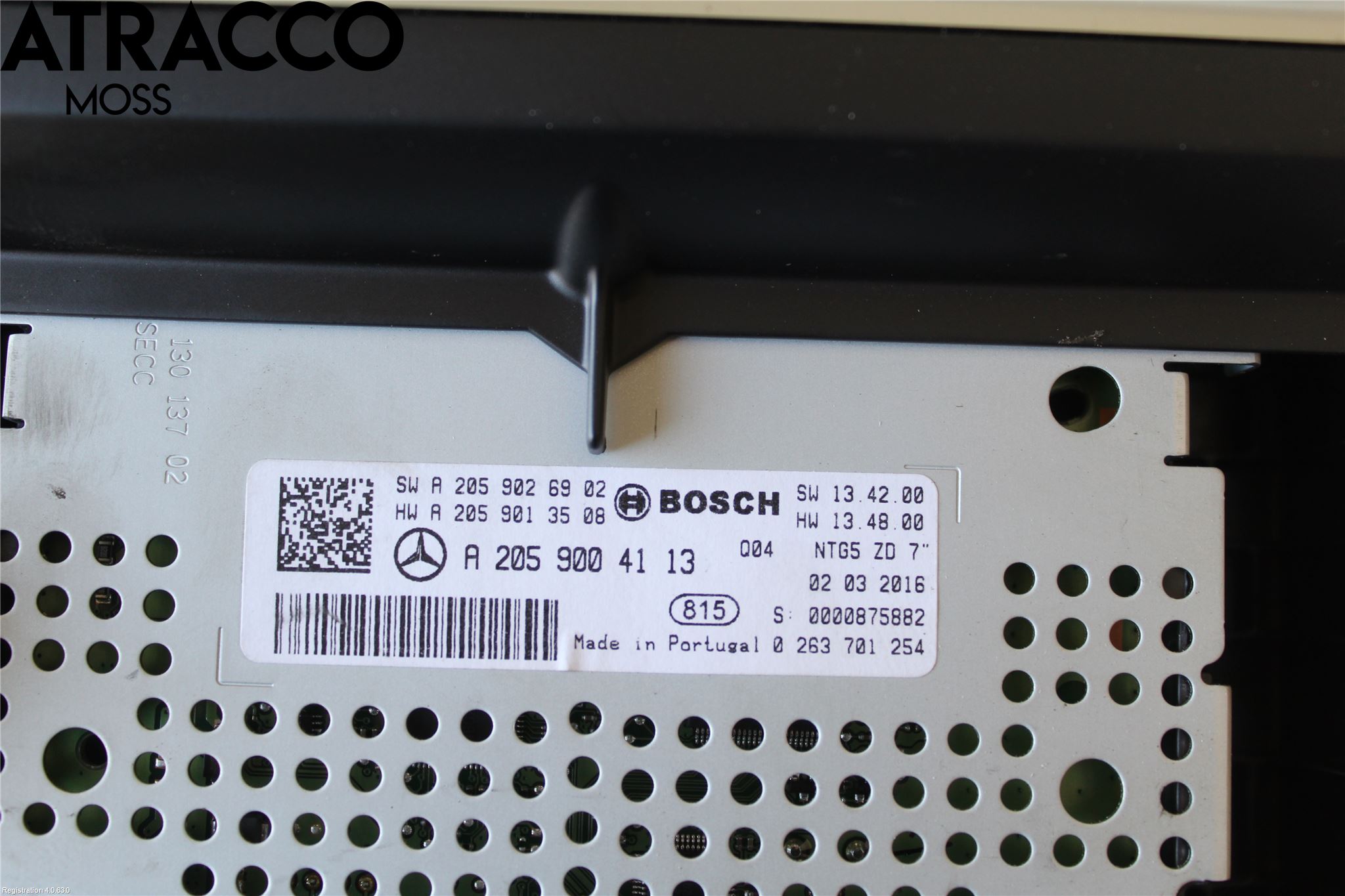 Mercedes-Benz MB C-KLASS (W205) 14-21 Multifunktionsdisplay