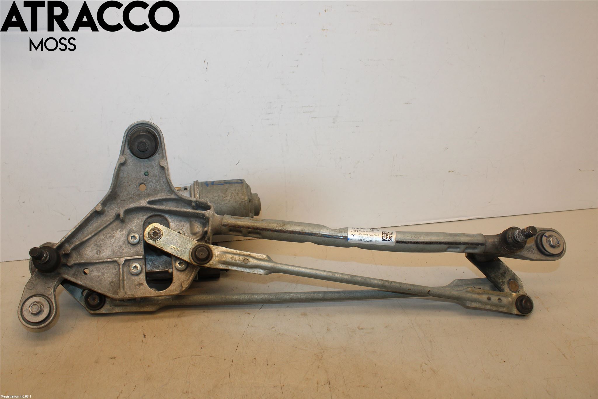 Tesla MODEL 3 17- Viskermotor Frontrute