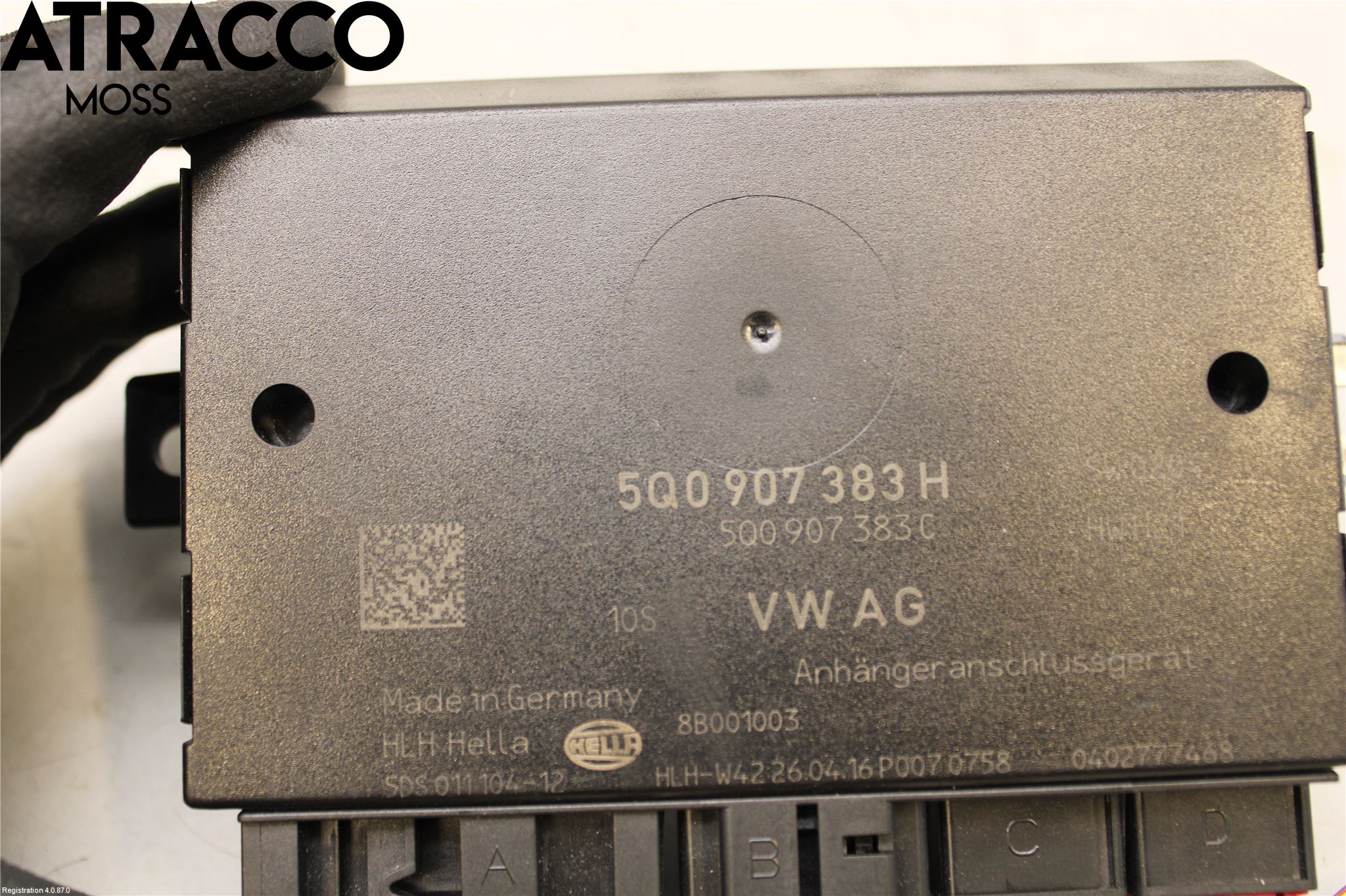 Volkswagen VW GOLF / E-GOLF VII 13-20 Styreenhet Tilhengerfeste