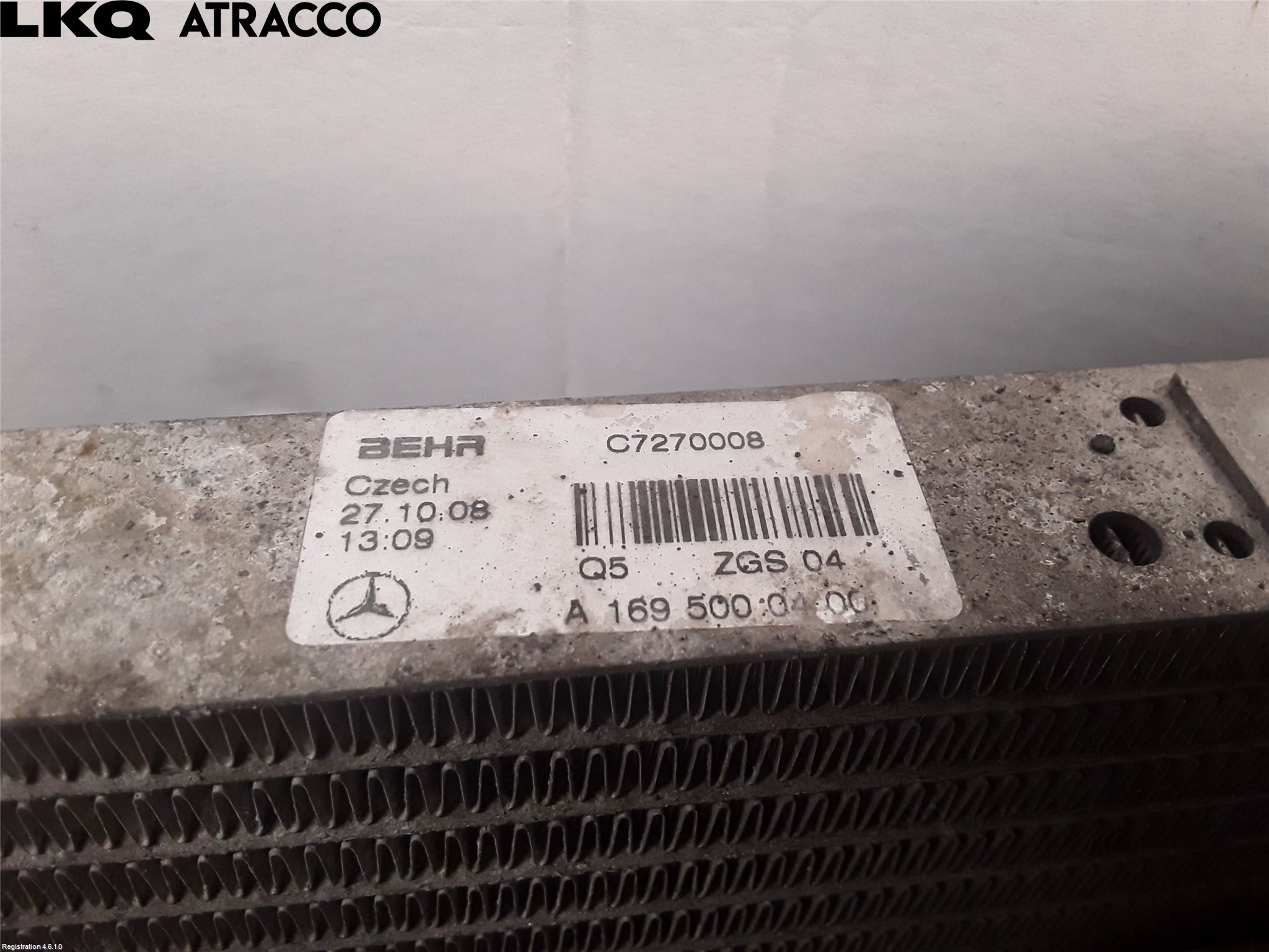 Mercedes-Benz MB B-KLASS (W245) 05-12 Bakaksel Oljekjøler