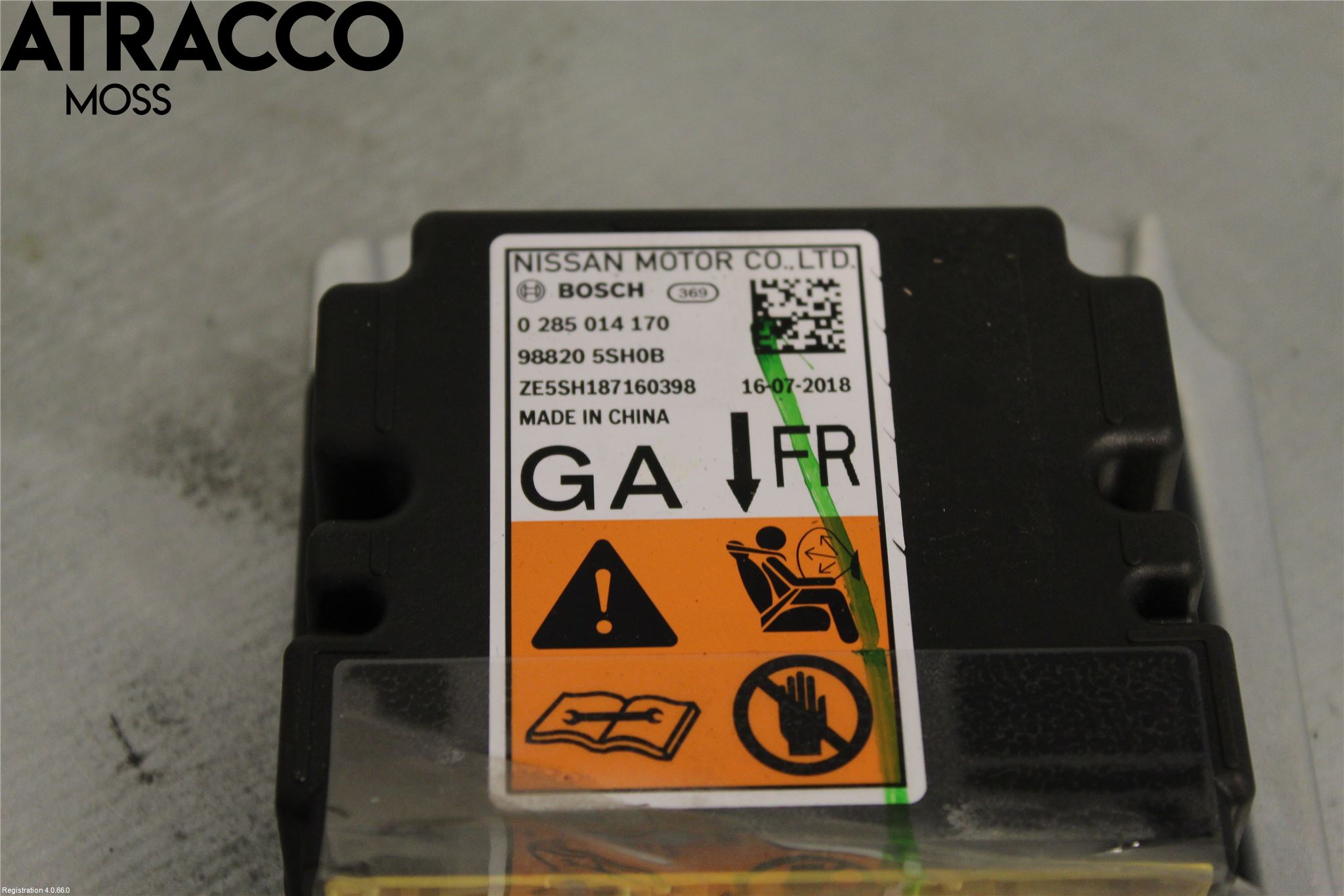 Nissan LEAF 18- Sensor Kollisjonsbeskyttelse