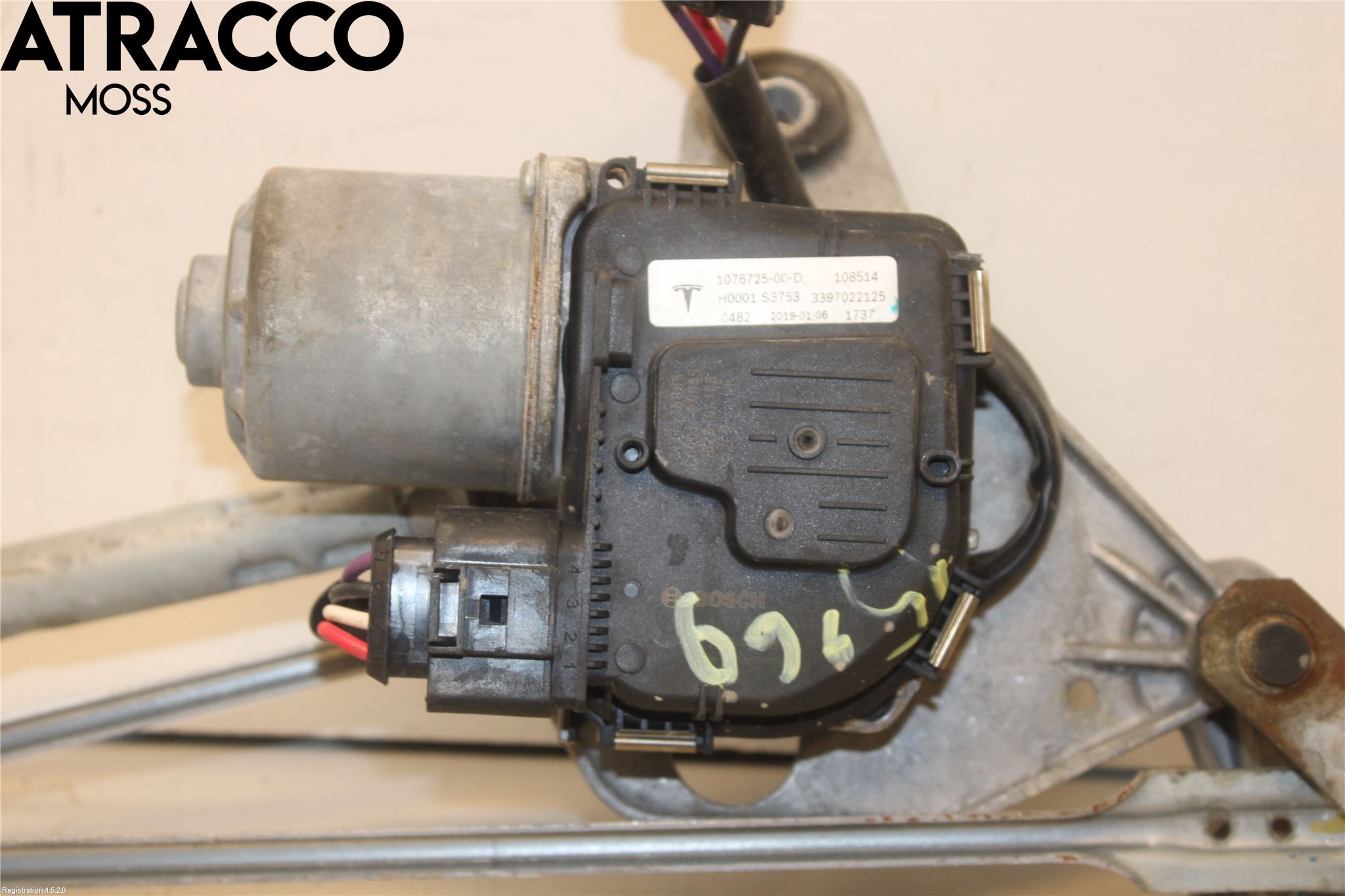 Tesla MODEL 3 17- Viskermotor Frontrute