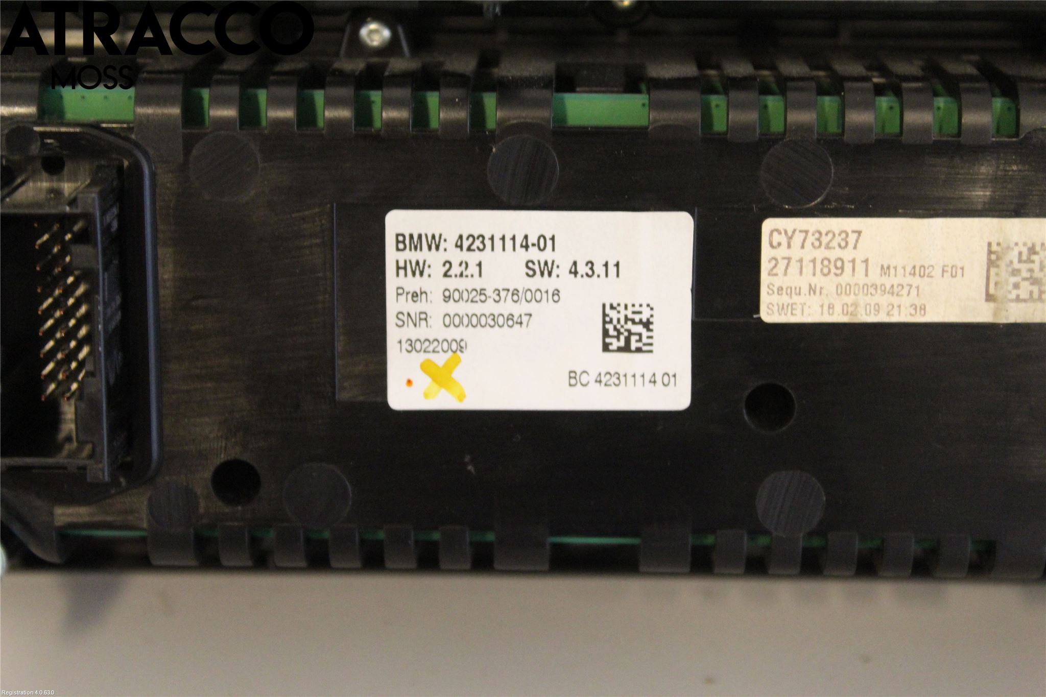 BMW 7 F01/02/03/04 09-15 Varme Ac Betjening-Display
