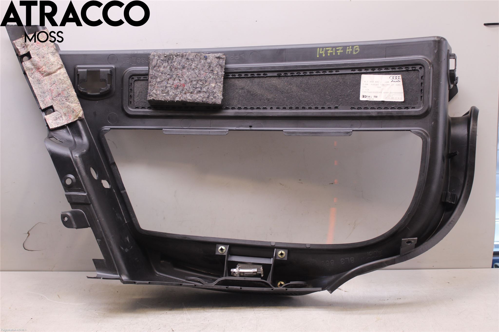 Audi A3/S3     96-03 Innr Bagasjeromkledsel