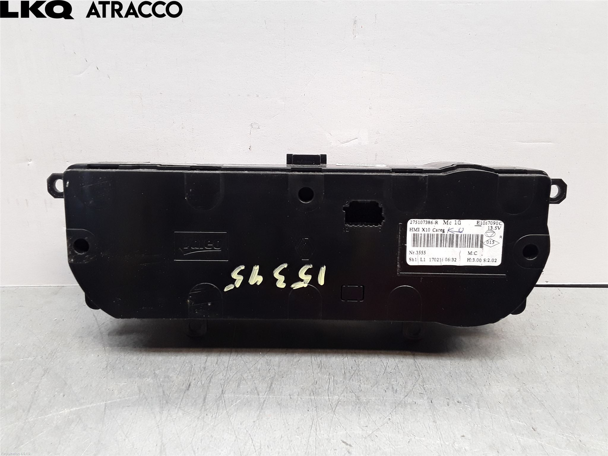 Renault ZOE/E-TECH 13- Varme Ac Betjening-Display