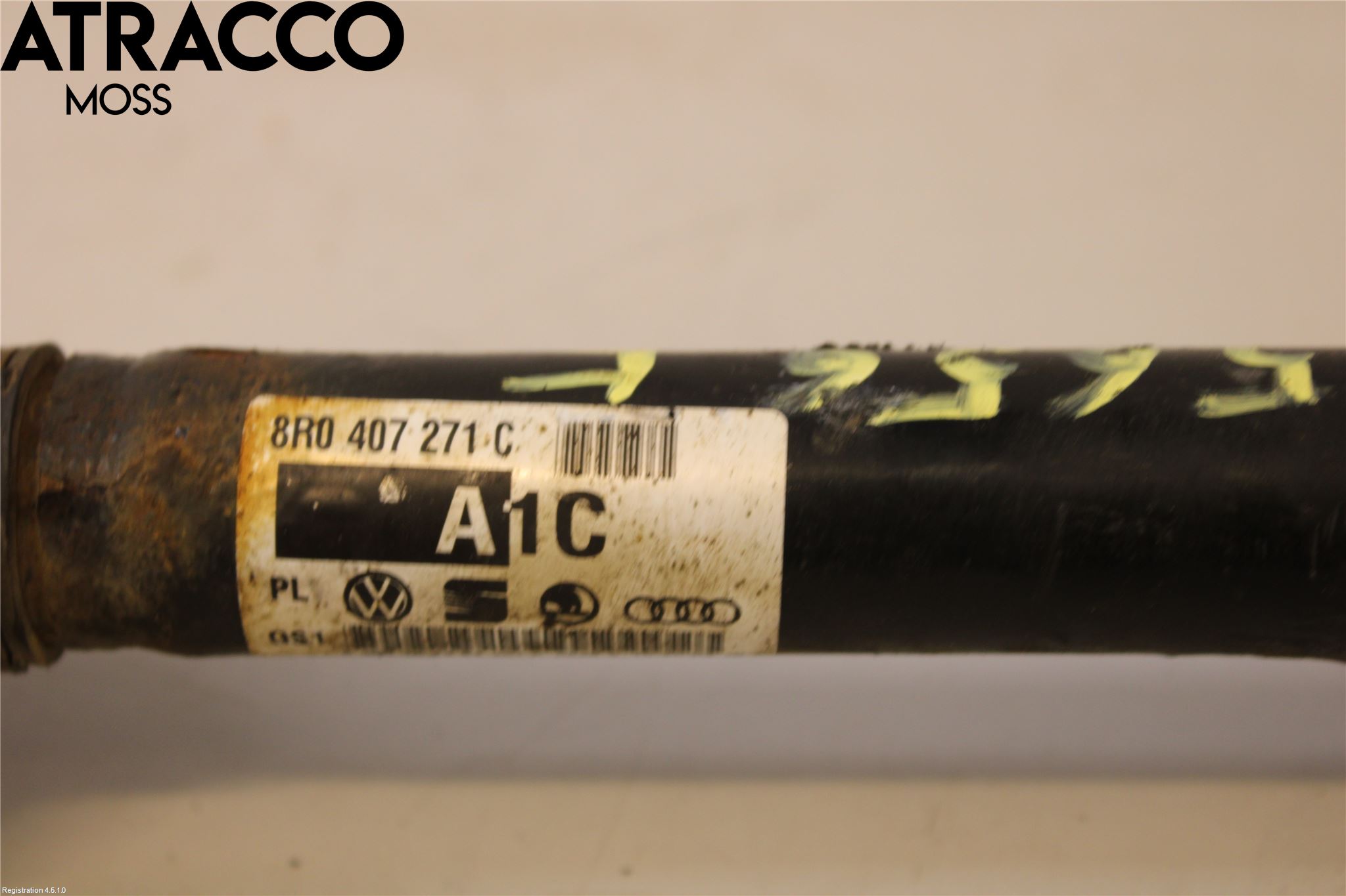 Audi Q5 09-16 Drivaksel Foran Kompl Høyre