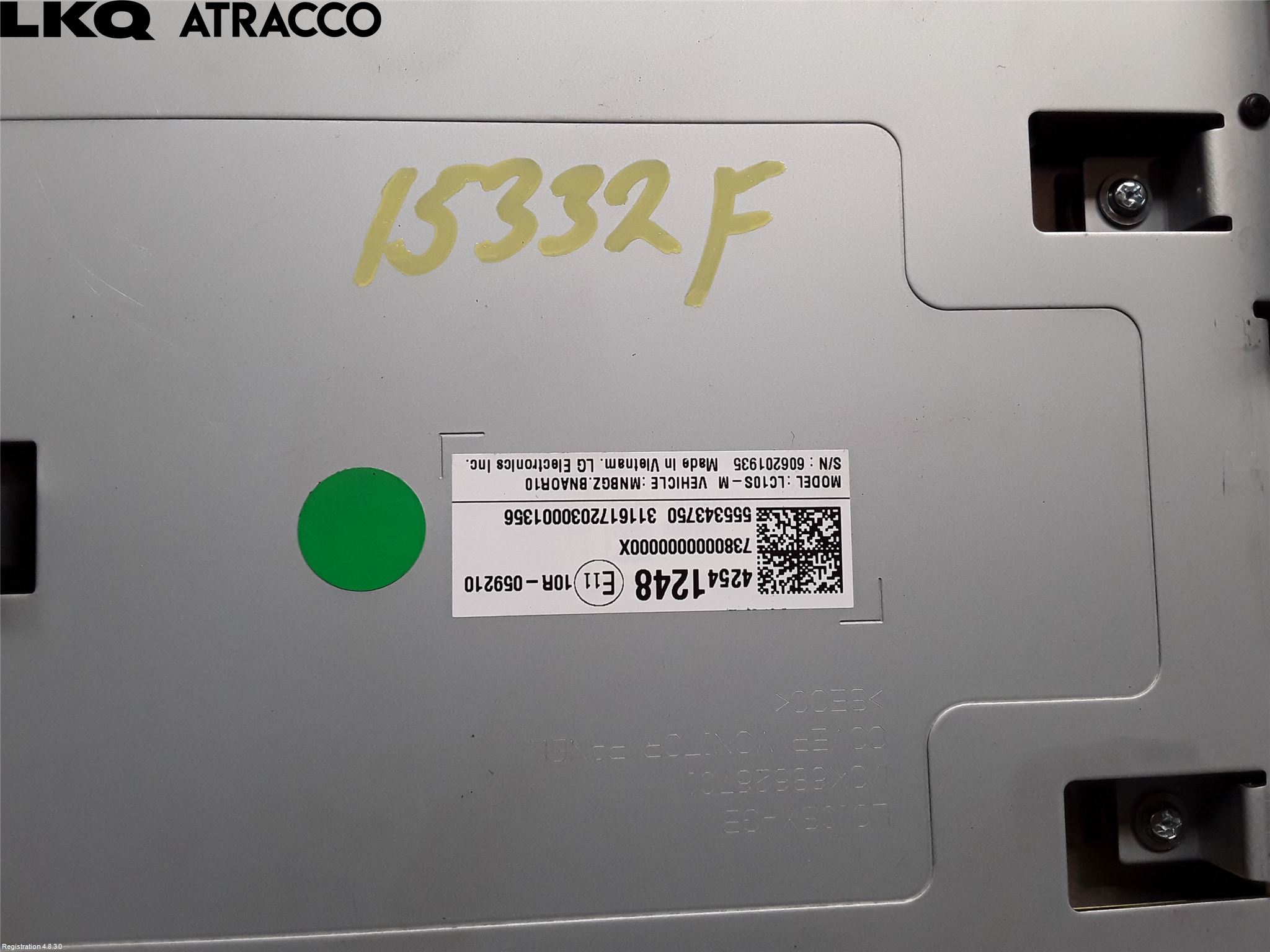 Øvrige CHEVROLET BOLT Multifunktionsdisplay