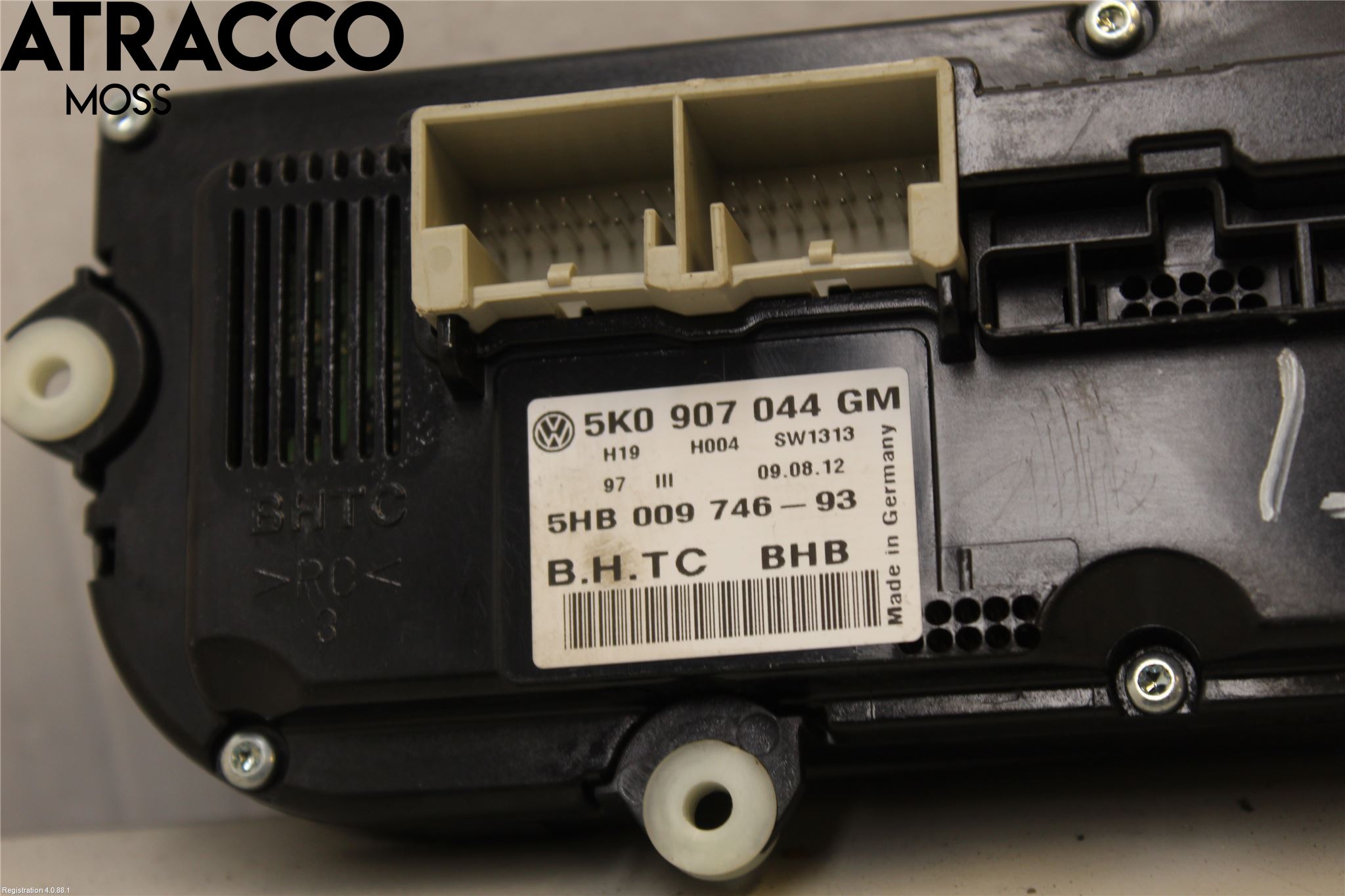 Volkswagen VW GOLF VI 09-13 Varme Ac Betjening-Display