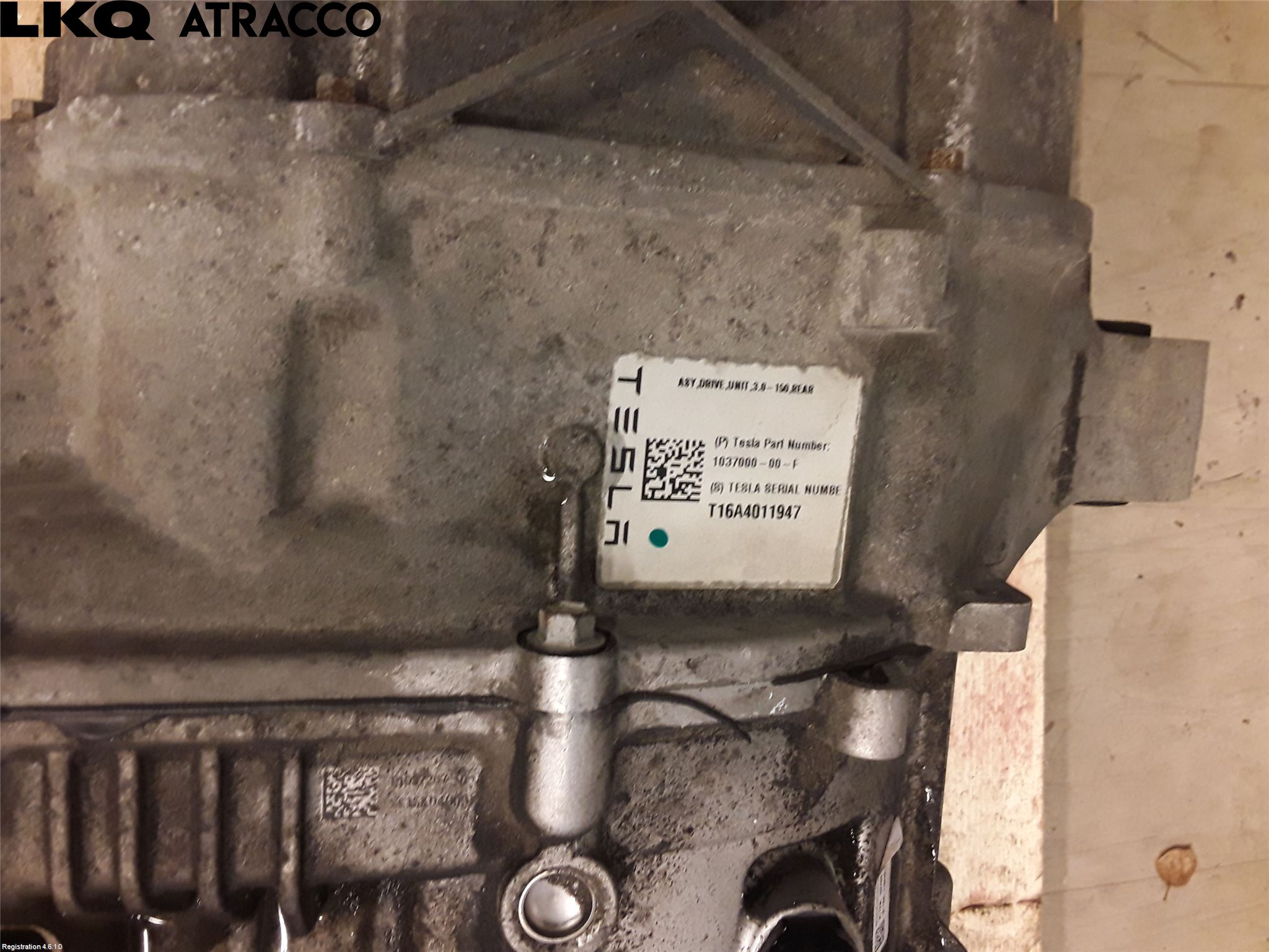 Tesla MODEL S 13- Motor Elektrisk Fram