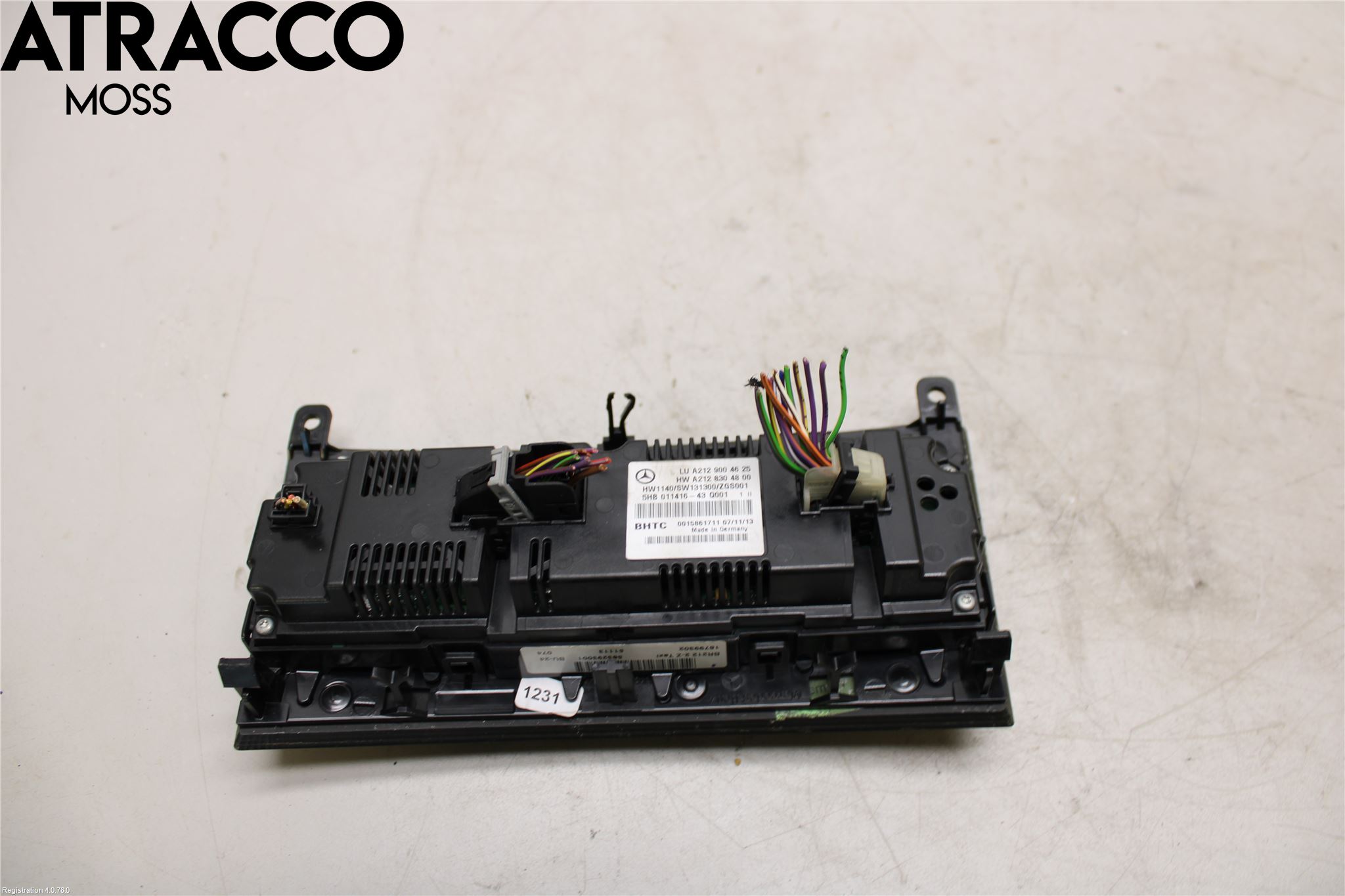 Mercedes-Benz MB E-KLASS (W212) 09-16 Varme Ac Betjening-Display