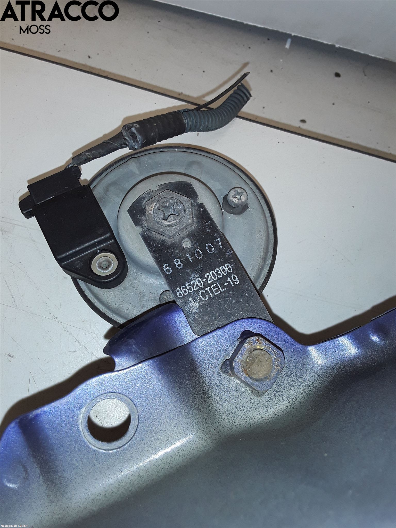 Toyota VERSO-S 11-16 Frontplate Øvre