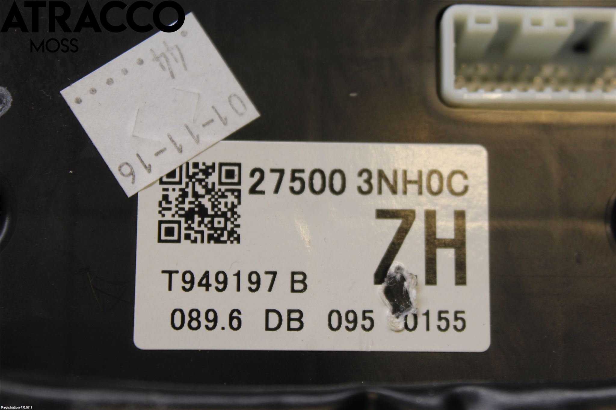 Nissan LEAF 11-17 Varme Ac Betjening-Display