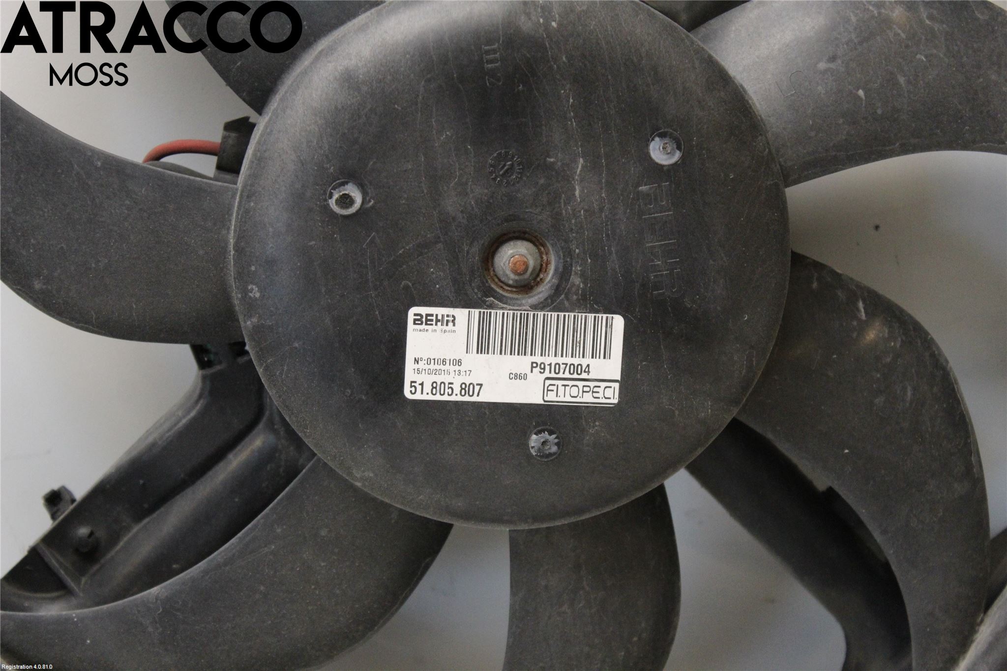 Peugeot BIPPER Kjølevifte Elektrisk