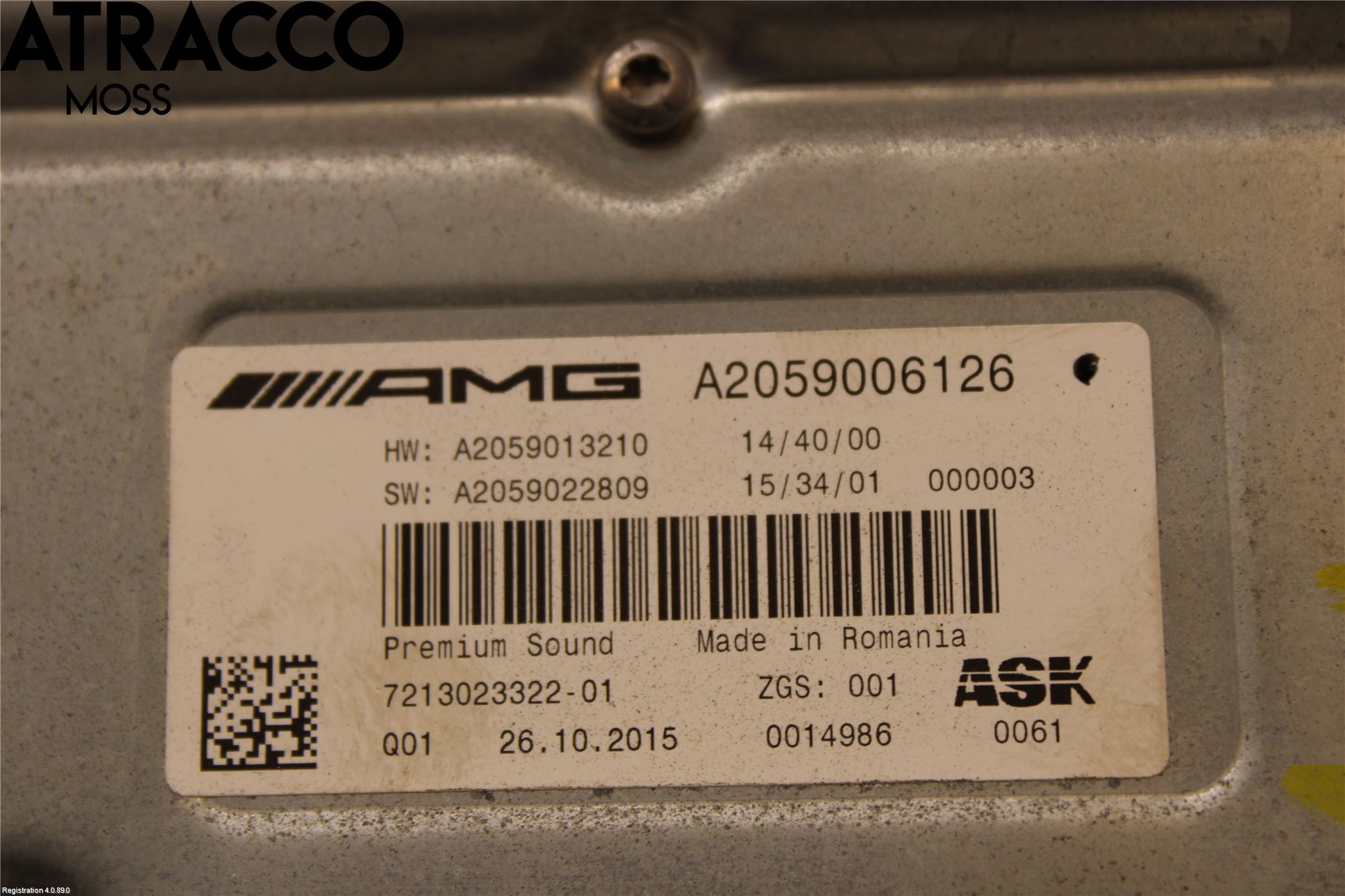 Mercedes-Benz MB C-KLASS (W205) 14-21 Styreenhet Innsprøytning