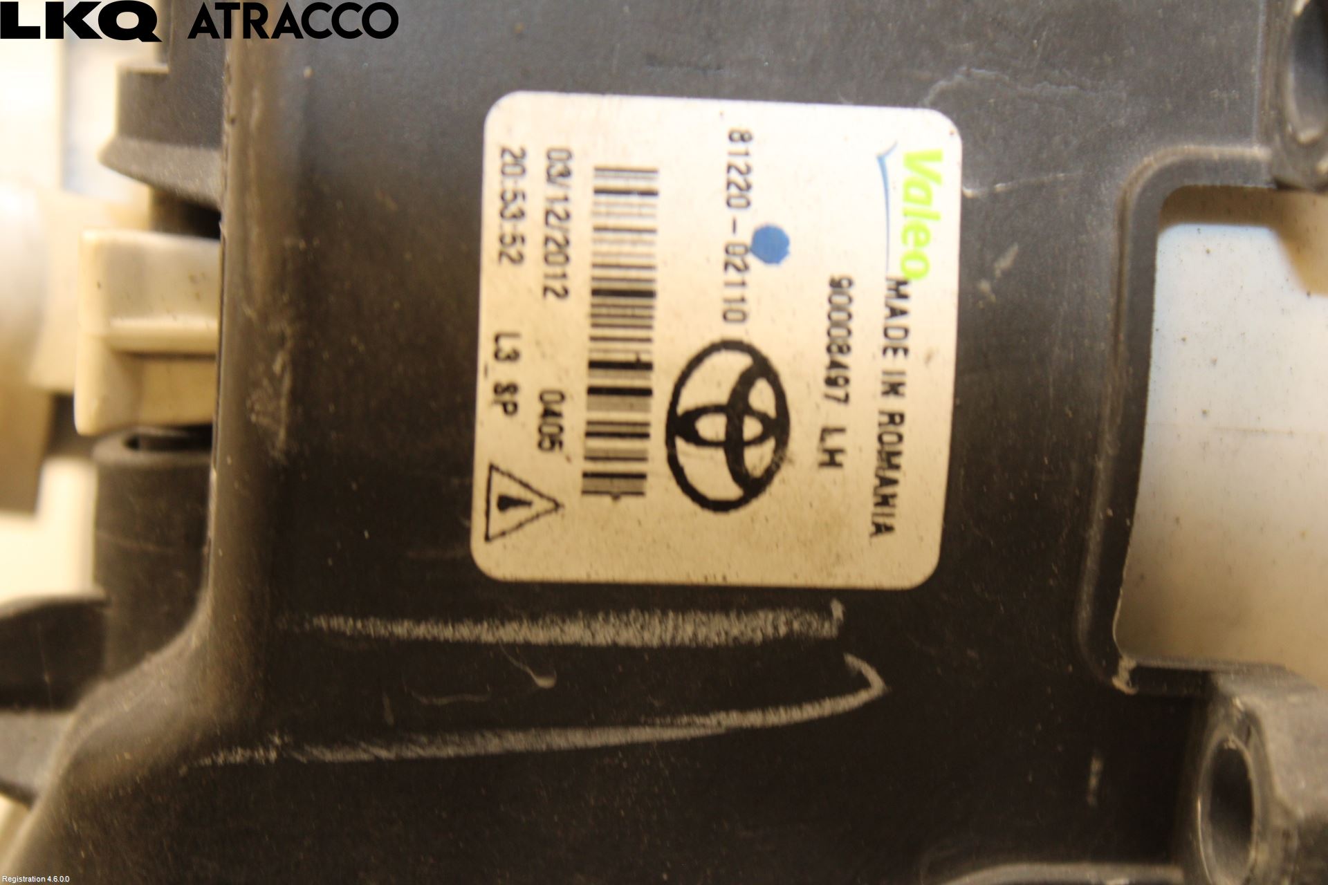 Toyota AVENSIS 09-15 Frontlykt-Kurve-Tåkelys