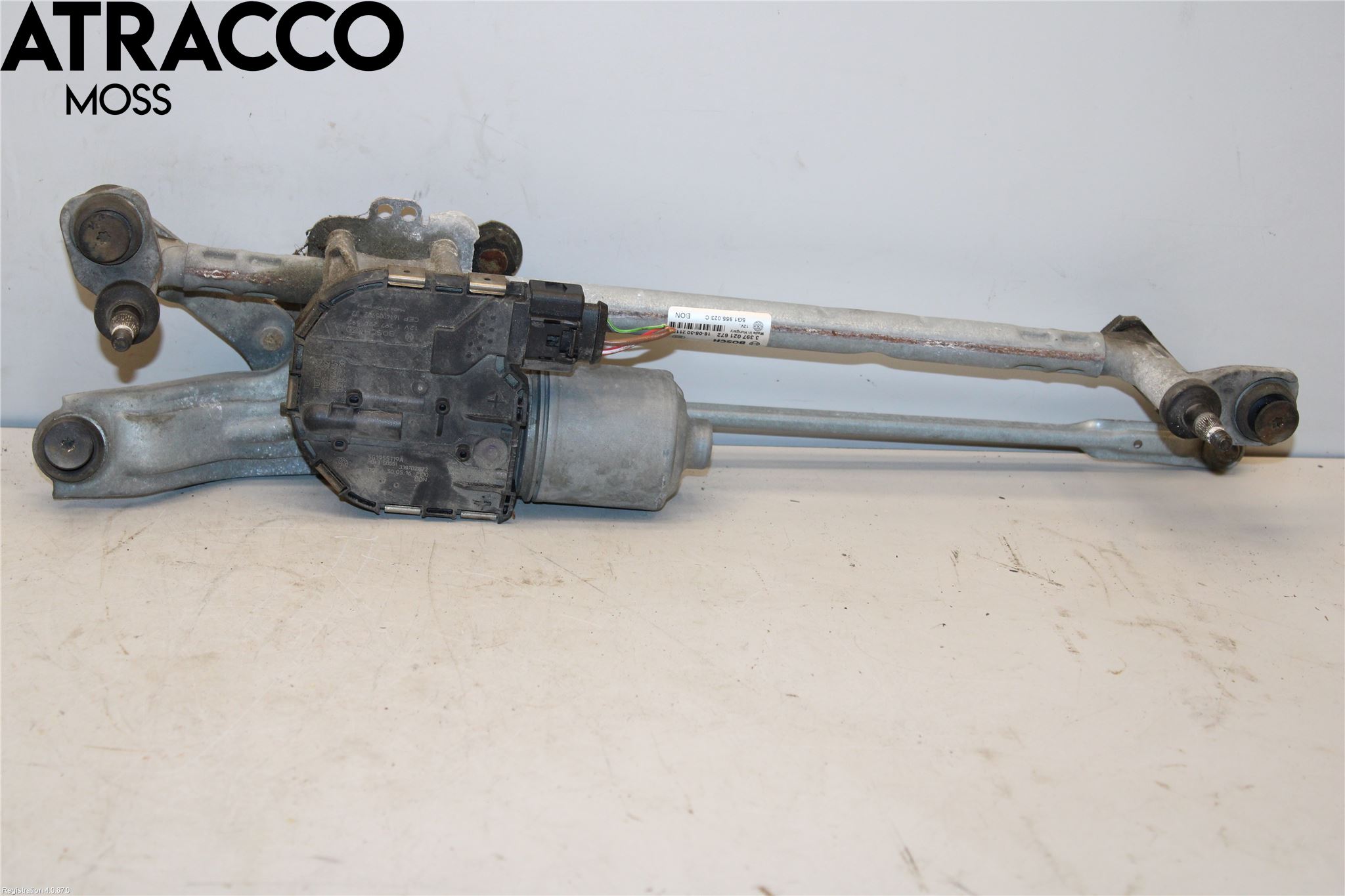 Volkswagen VW GOLF / E-GOLF VII 13-20 Viskeroverføring Frontrute