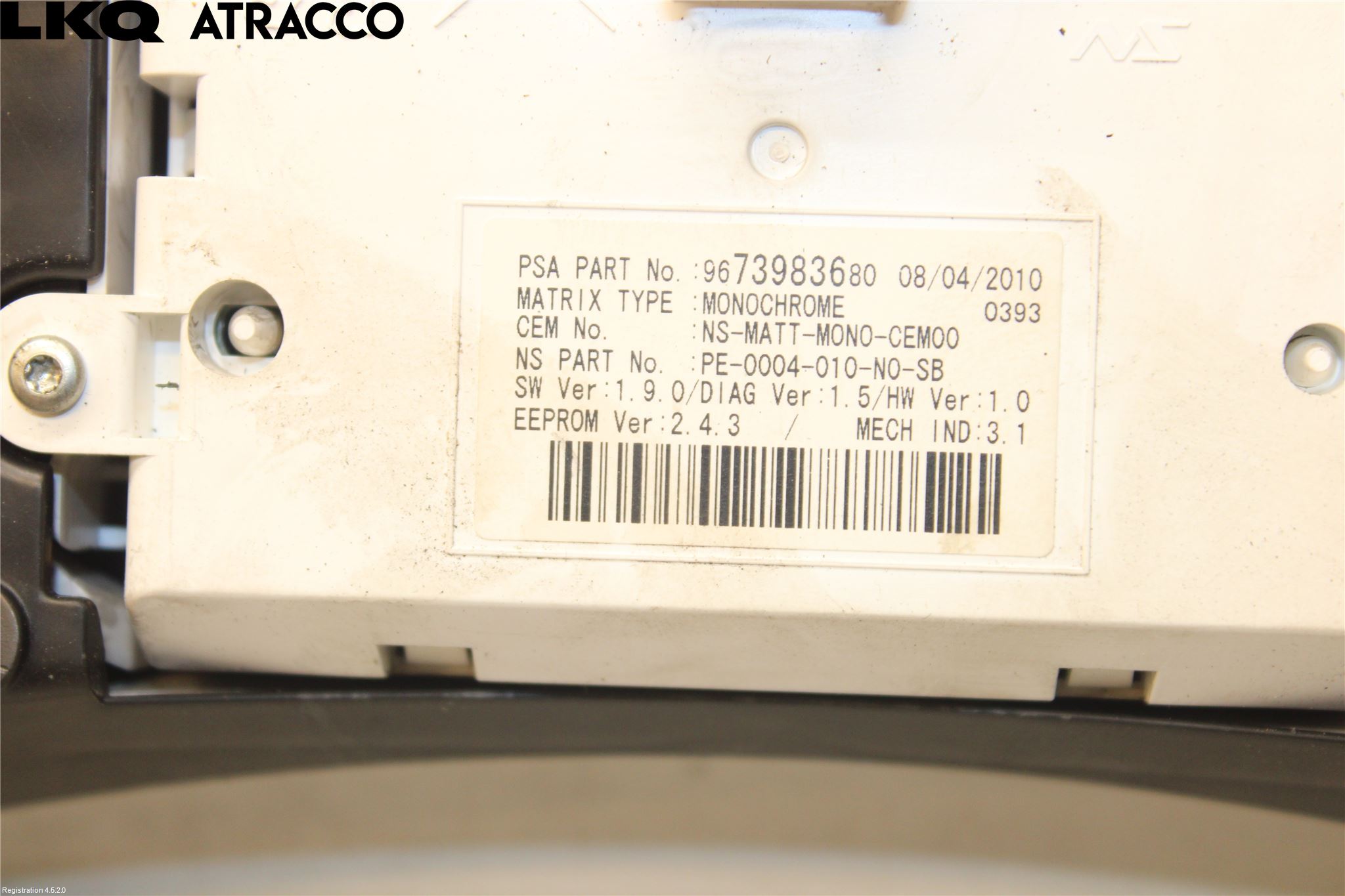 Peugeot 308 14-21 Instr Kombinert