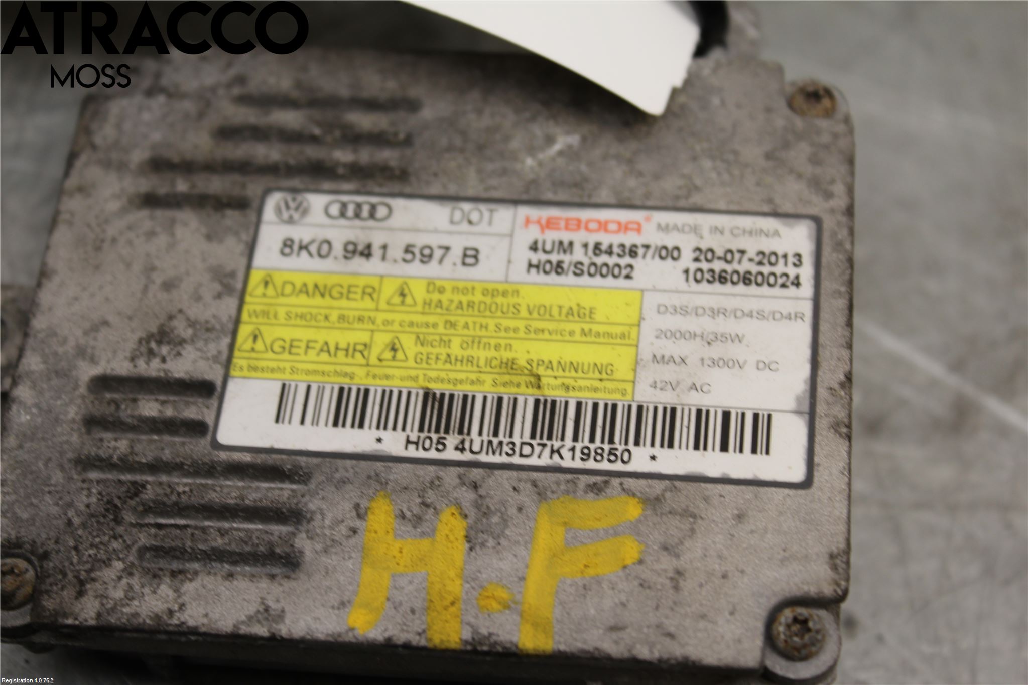 Volkswagen VW GOLF / E-GOLF VII 13-20 Styreenhet Xenon