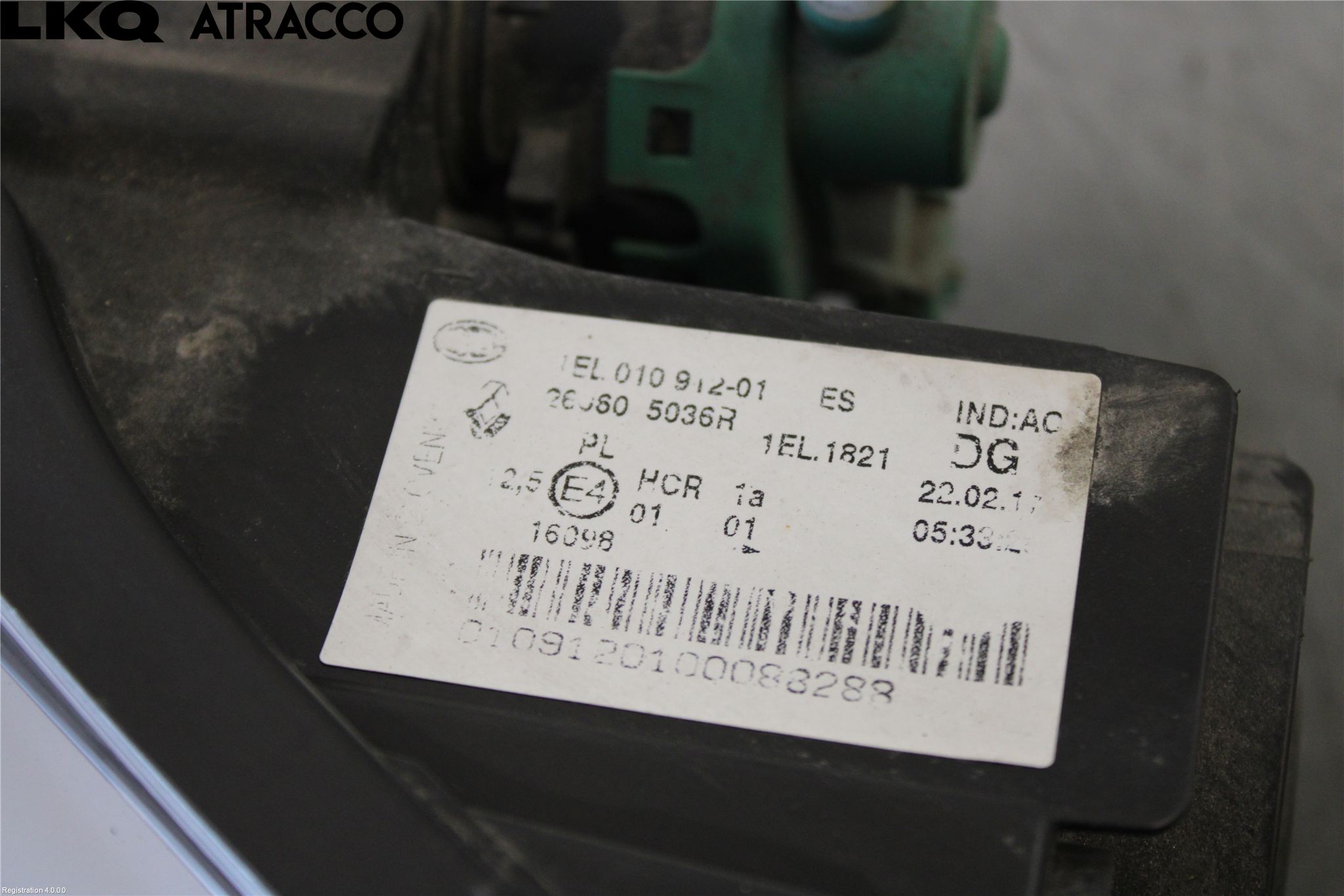 Renault ZOE/E-TECH 13- Frontlykt Venstre