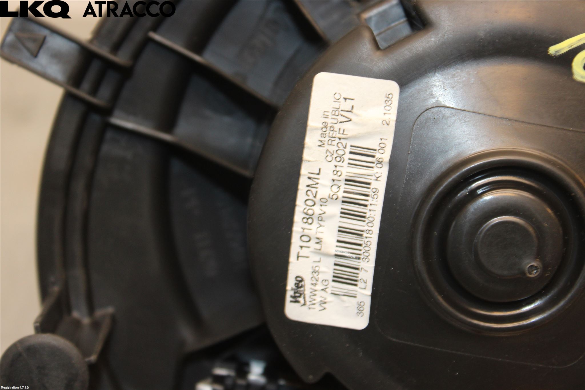 Audi A3/S3 8V 13-20 Varmeapparat Viftemotor