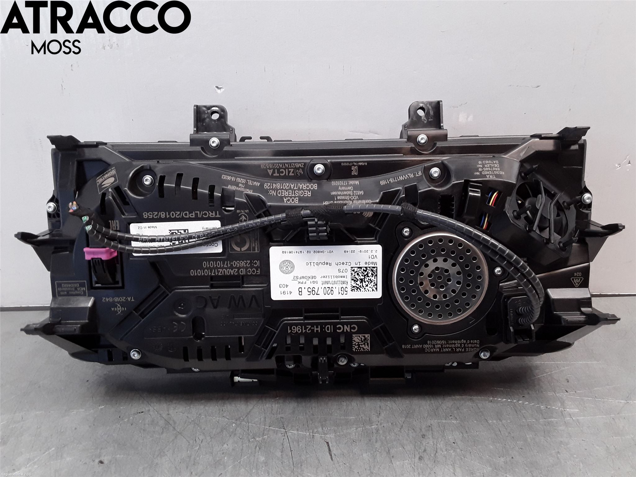 Volkswagen VW GOLF / E-GOLF VII 13-20 Instr Kombinert