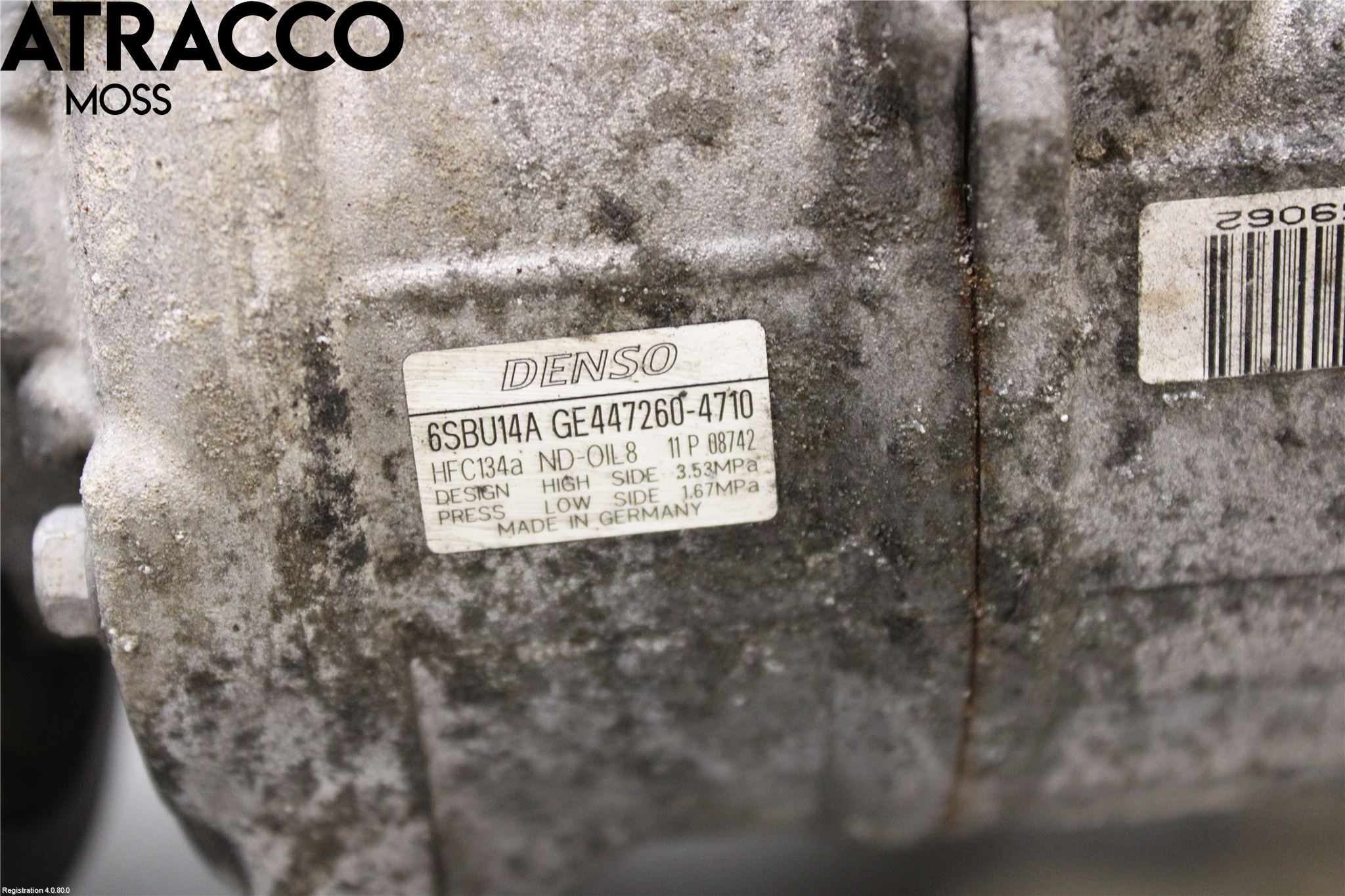 BMW 5 F10/F11/F18 09-17 Varme Ac Kompressor