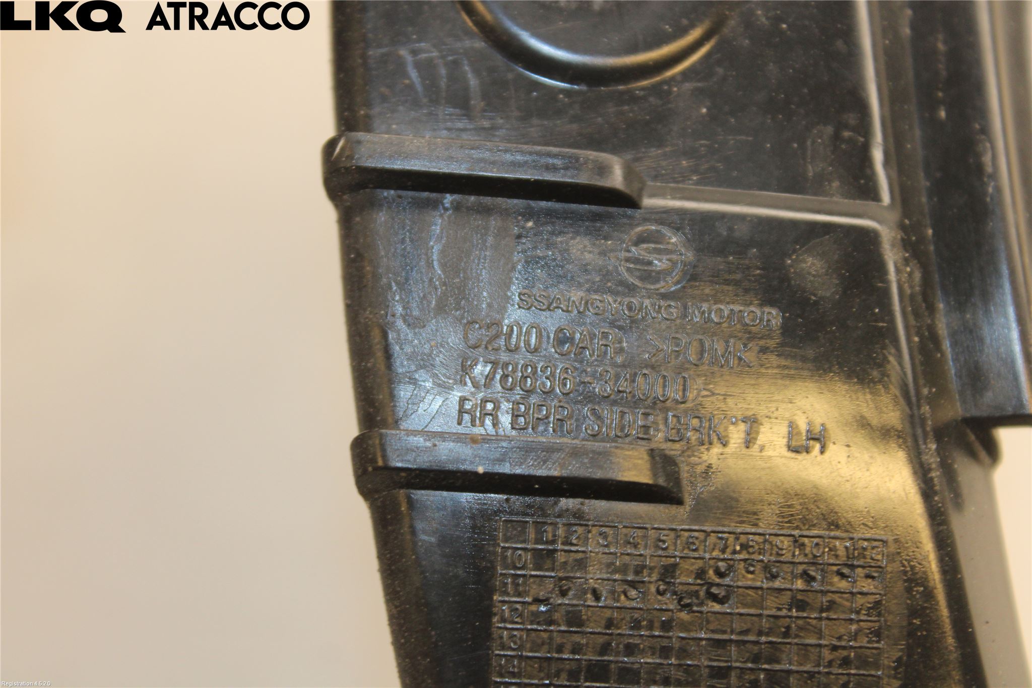 SsangYong SSANG YONG KORANDO Støtfanger Bak Feste