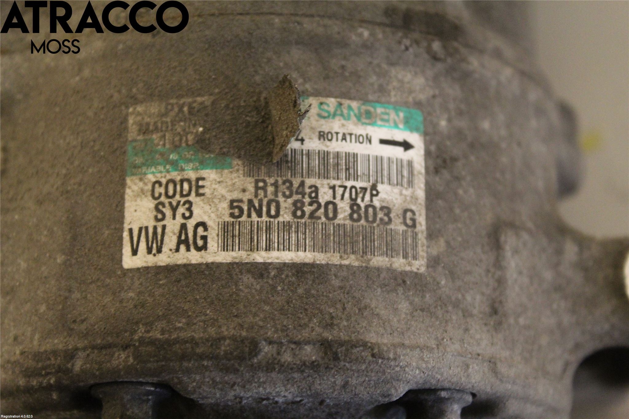 Audi A1/S1 11-18 Varme Ac Kompressor