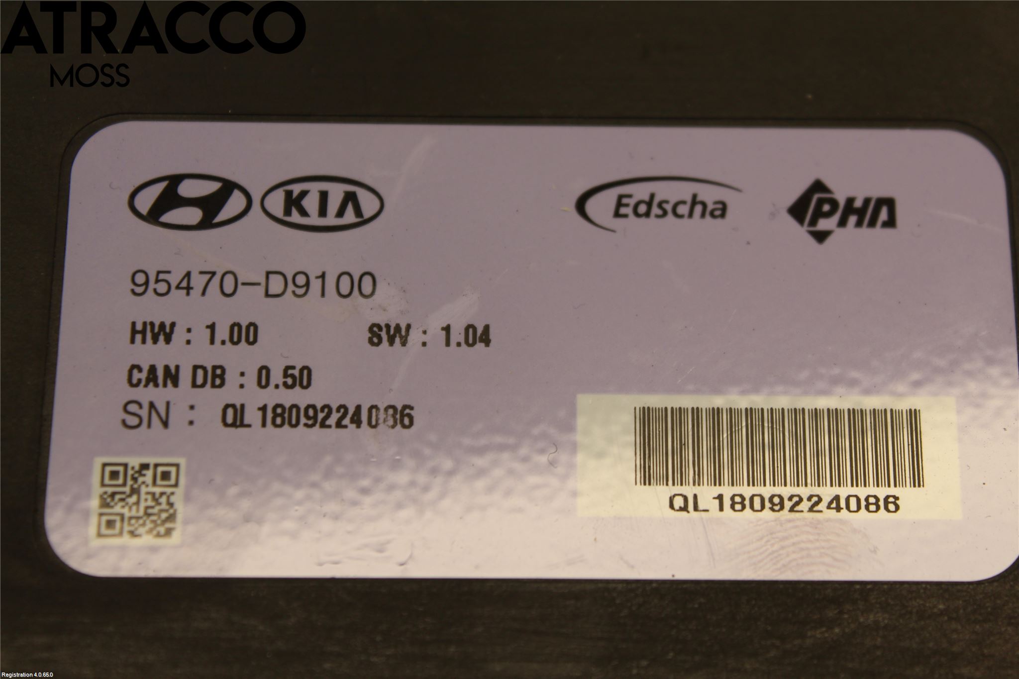 Kia SPORTAGE (QL) 16-21 Styreenhet Bakluke