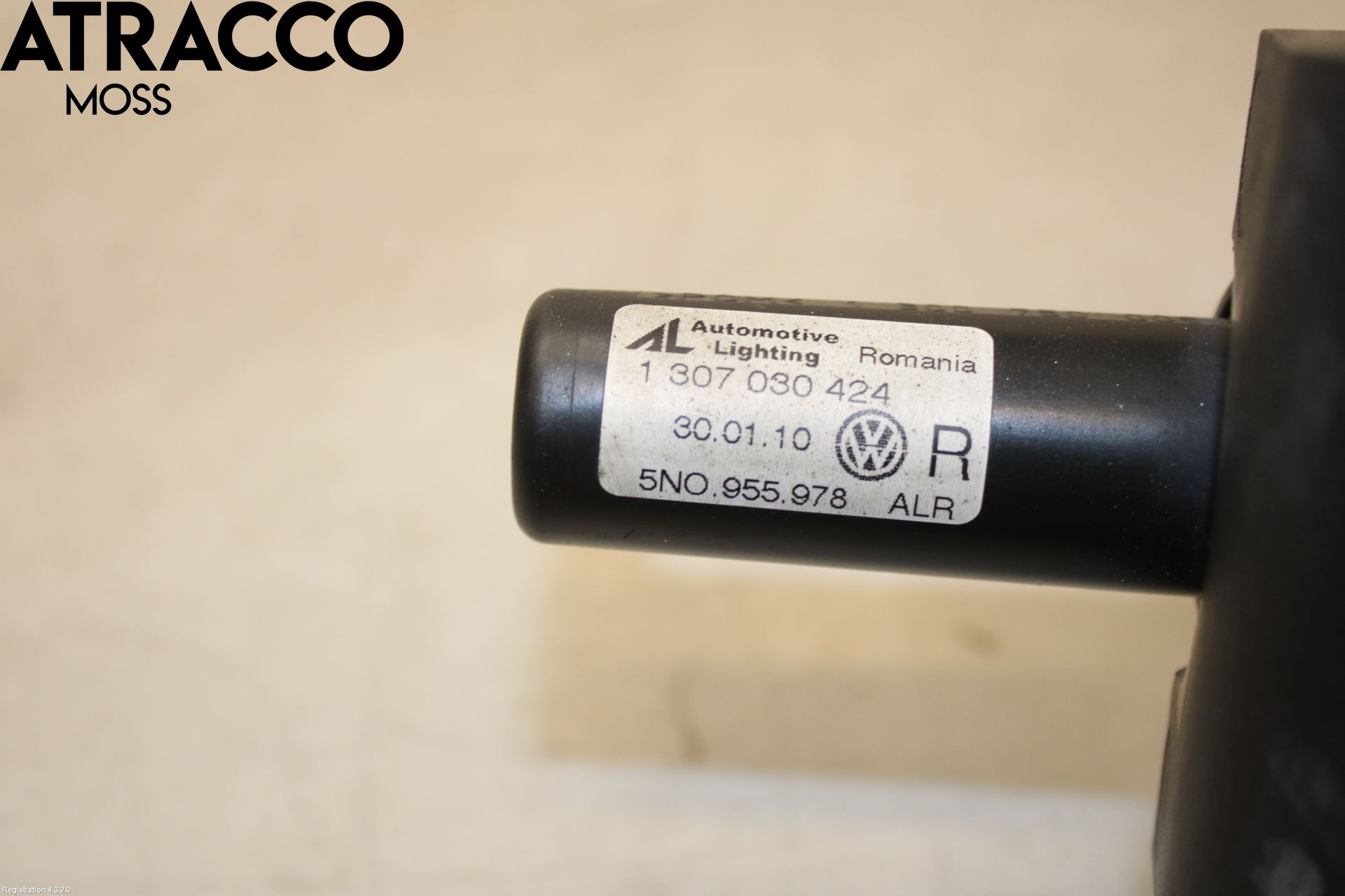 Volkswagen VW TIGUAN 07-16 Spylerdyse Frontlykter