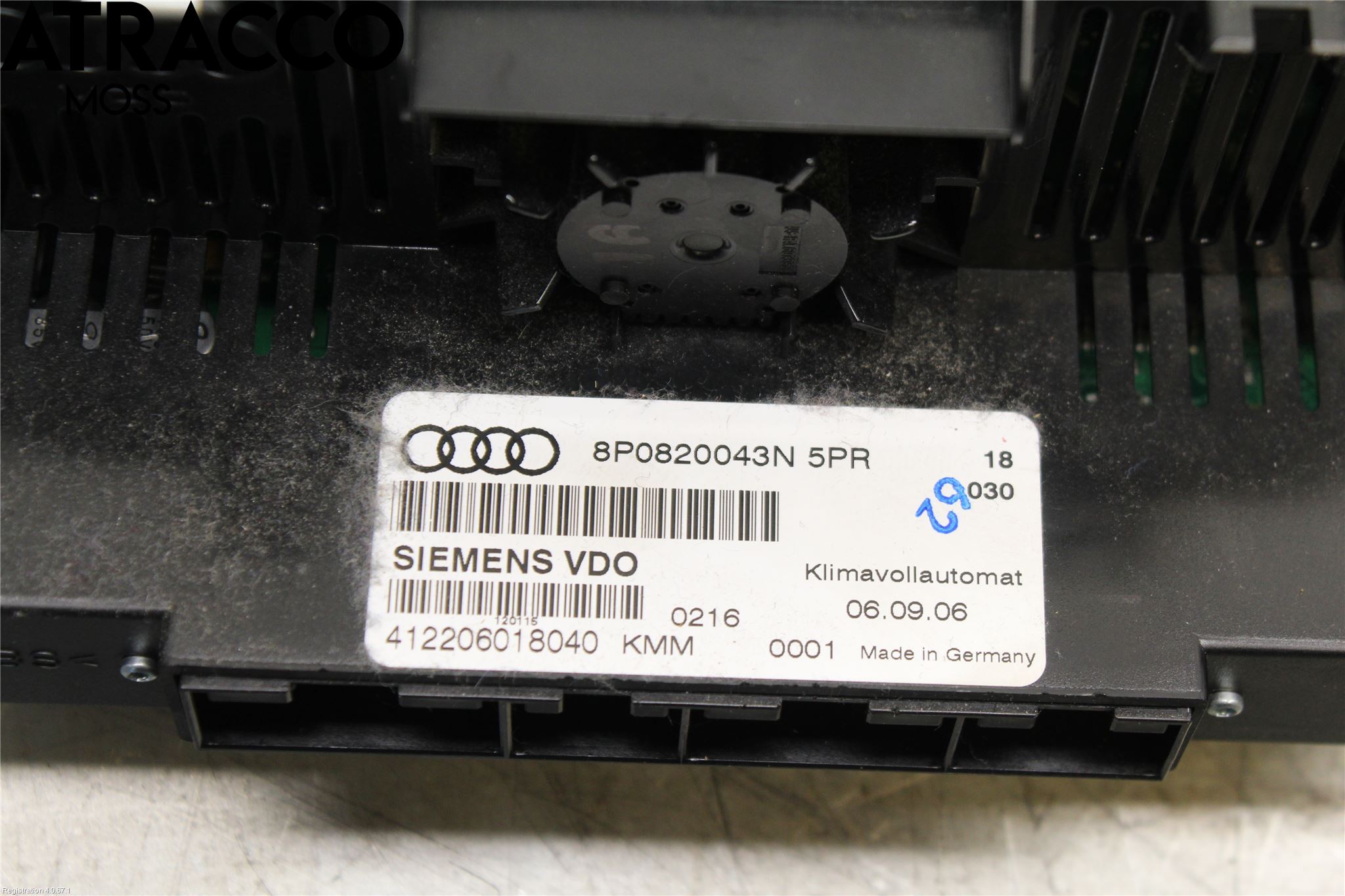 Audi A3/S3 05-13 Varme Ac Betjening-Display