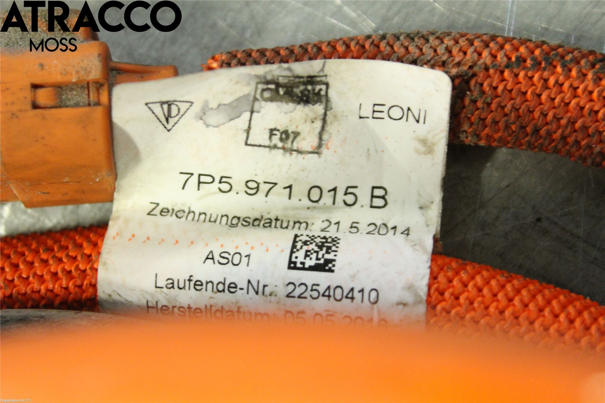 Porsche CAYENNE 03- Kabelhärva Högspänning