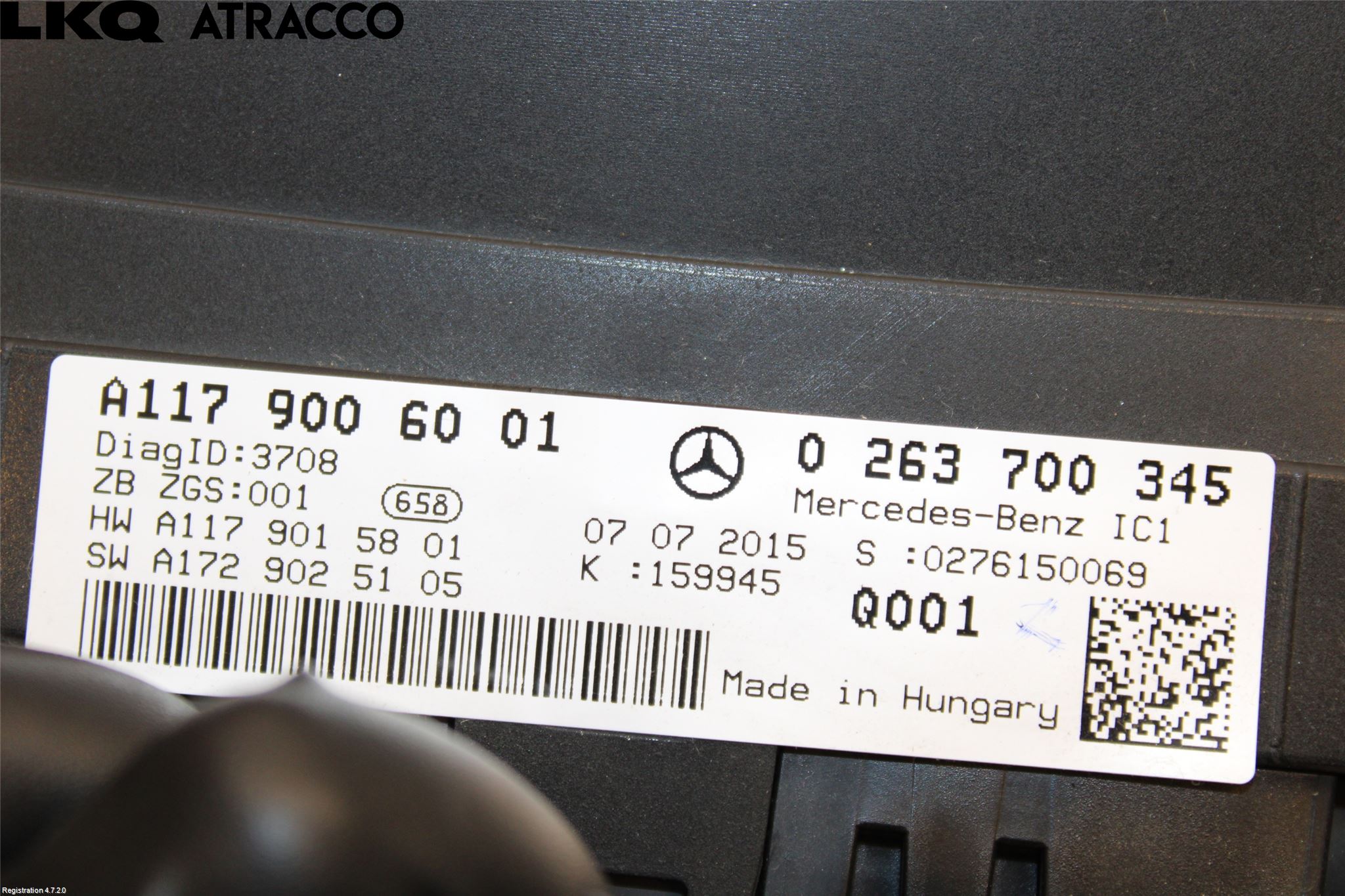 Mercedes-Benz MB CLA-KLASS (C117/X117) 13-19 Instr Kombinert